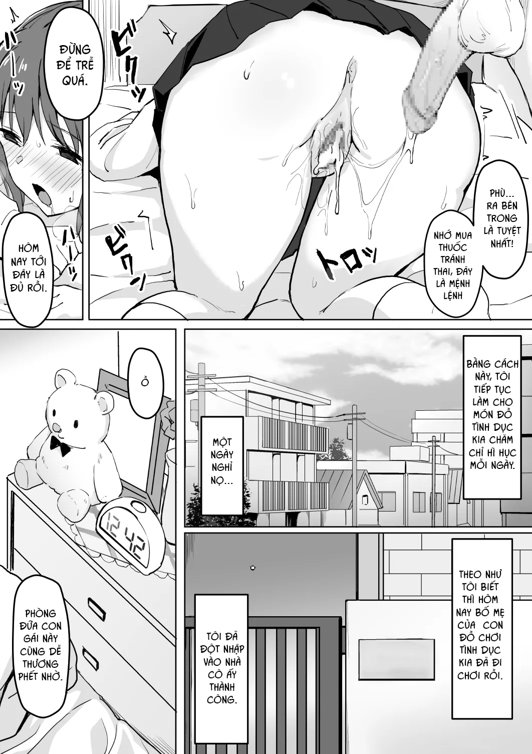 HentaiVN.net - Ảnh 18 - Thôi miên em nữ sinh múp rụp [Let's Play With A Hypnotized Living Cocksleeve, Saimin Nama Onaho de Asobo] - Oneshot