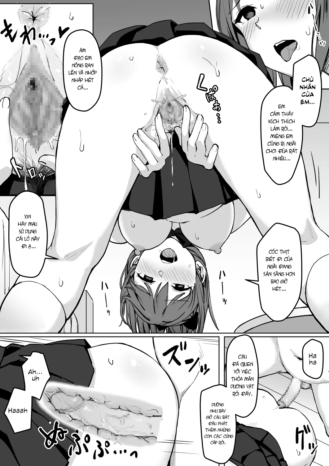 HentaiVN.net - Ảnh 25 - Thôi miên em nữ sinh múp rụp [Let's Play With A Hypnotized Living Cocksleeve, Saimin Nama Onaho de Asobo] - Oneshot