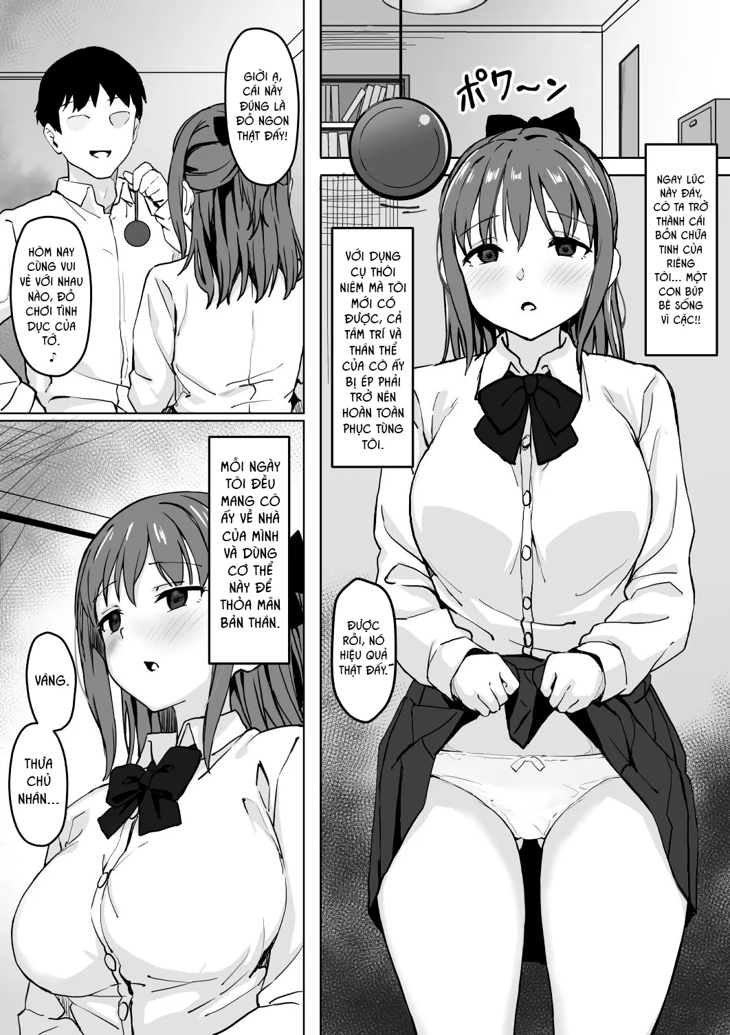 HentaiVN.net - Ảnh 8 - Thôi miên em nữ sinh múp rụp [Let's Play With A Hypnotized Living Cocksleeve, Saimin Nama Onaho de Asobo] - Oneshot
