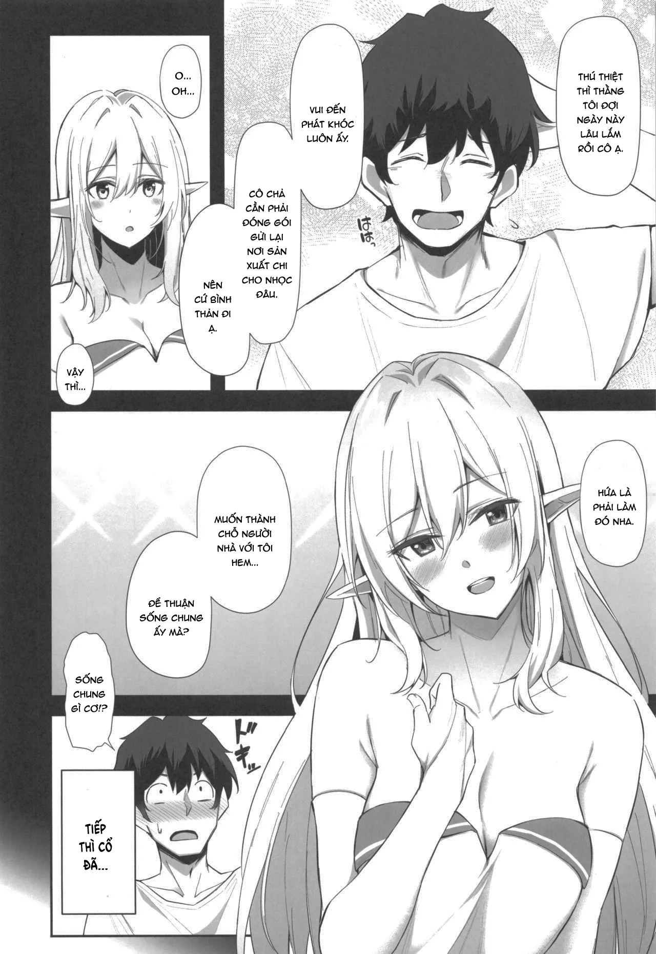HentaiVN.net - Ảnh 7 - Isekai Shoukan - Elf na Onee-san wa Suki desu ka? [異世界召甘 エルフなお姉さんは好きですか?] - C - 1