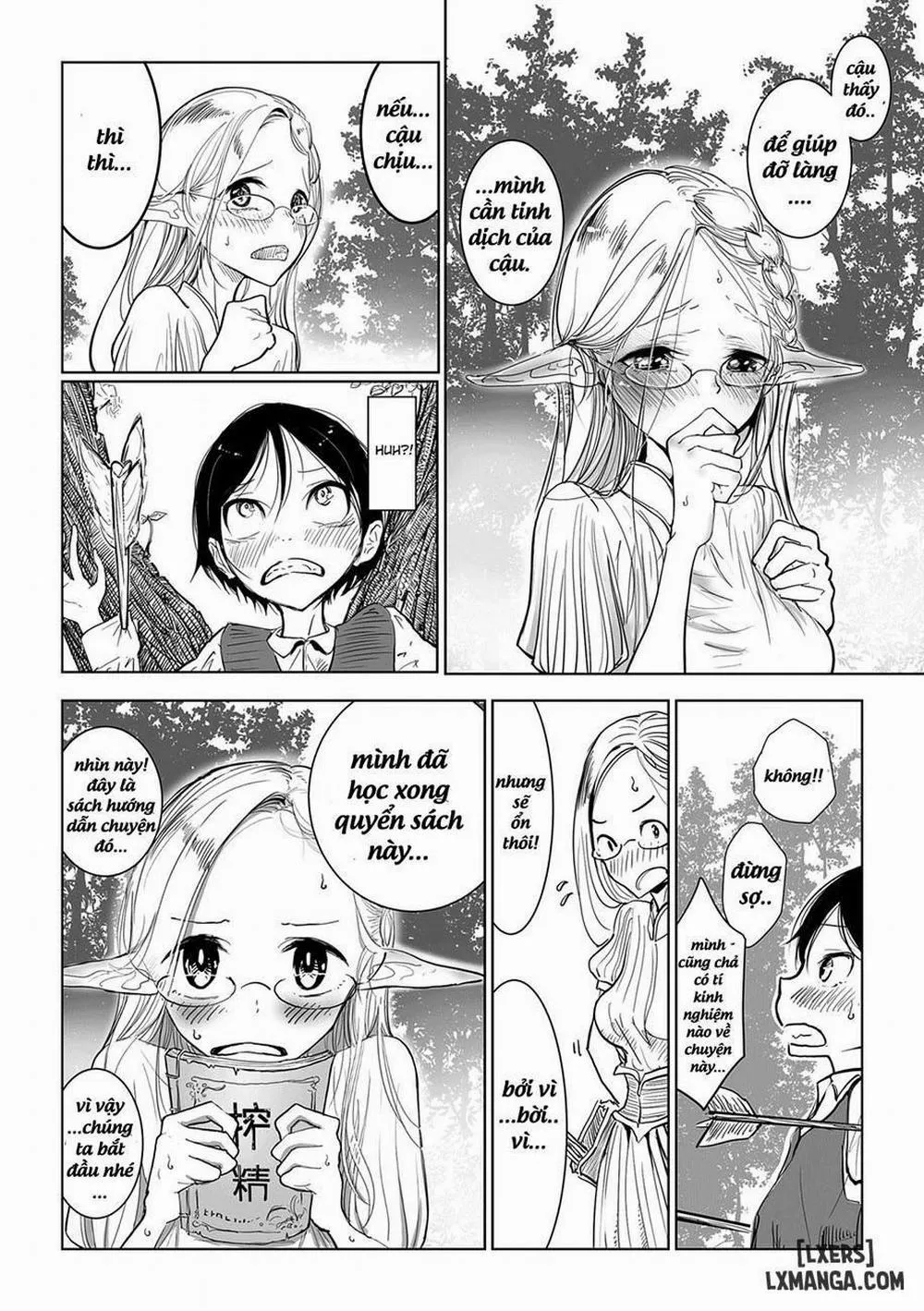 HentaiVN.net - Ảnh 3 - The Elf Village Council Official Sexual Extraction Manual - Oneshot