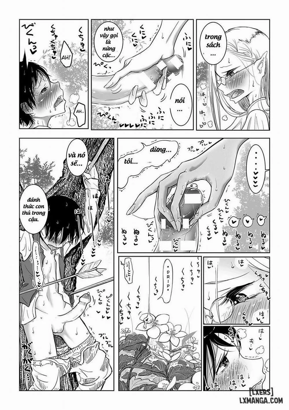 HentaiVN.net - Ảnh 6 - The Elf Village Council Official Sexual Extraction Manual - Oneshot