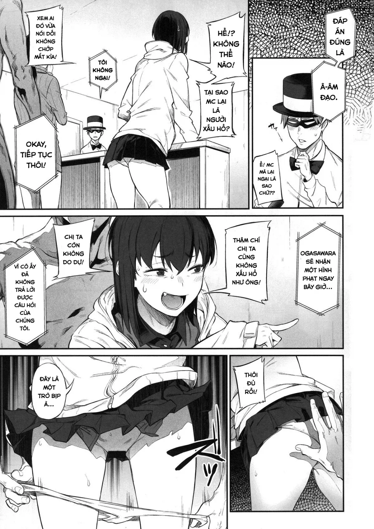 HentaiVN.net - Ảnh 11 - Ero to Tsukkomi! [Đấu trường câu đố về tình dục!] - Oneshot