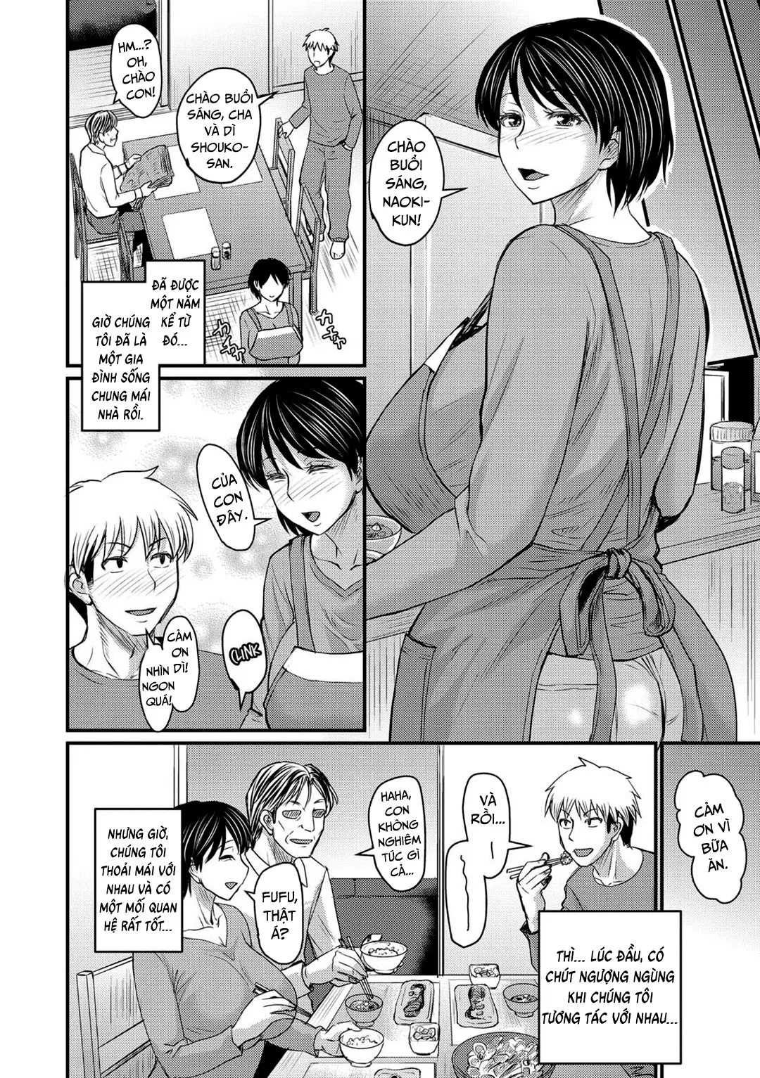 HentaiVN.net - Ảnh 3 - Làm sao tôi gọi cô ấy là mẹ được [There Is No Way I Can Call Her Mom; Gibo Towa Yobenai Zettai Ni] - Oneshot