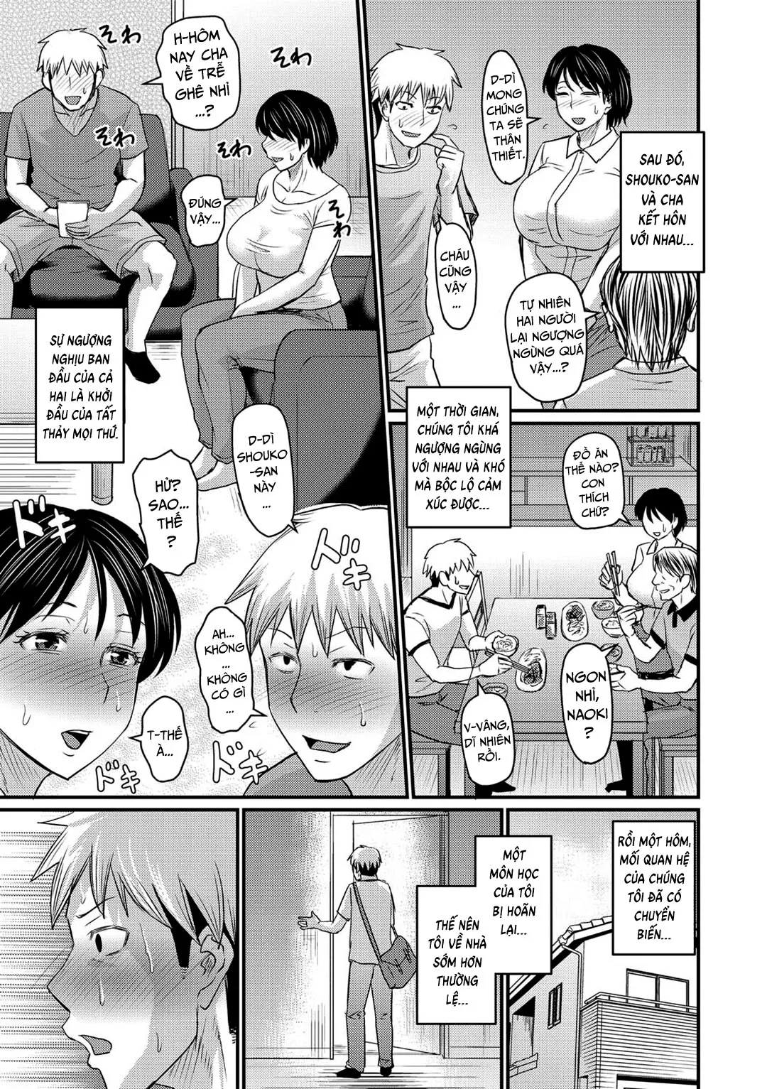 HentaiVN.net - Ảnh 8 - Làm sao tôi gọi cô ấy là mẹ được [There Is No Way I Can Call Her Mom; Gibo Towa Yobenai Zettai Ni] - Oneshot