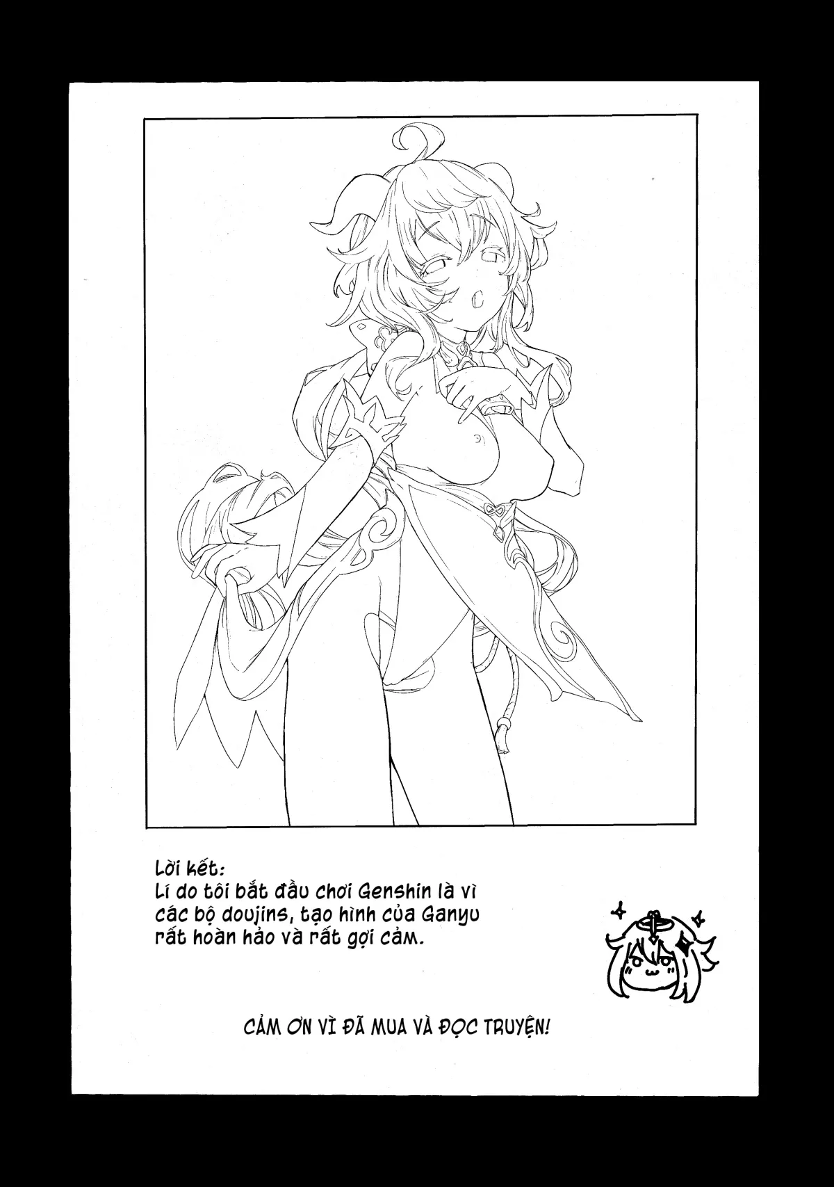 HentaiVN.net - Ảnh 18 - Công việc ngoài giờ của Dê Dừa [Ganyu Zangyouchuu] - Oneshot