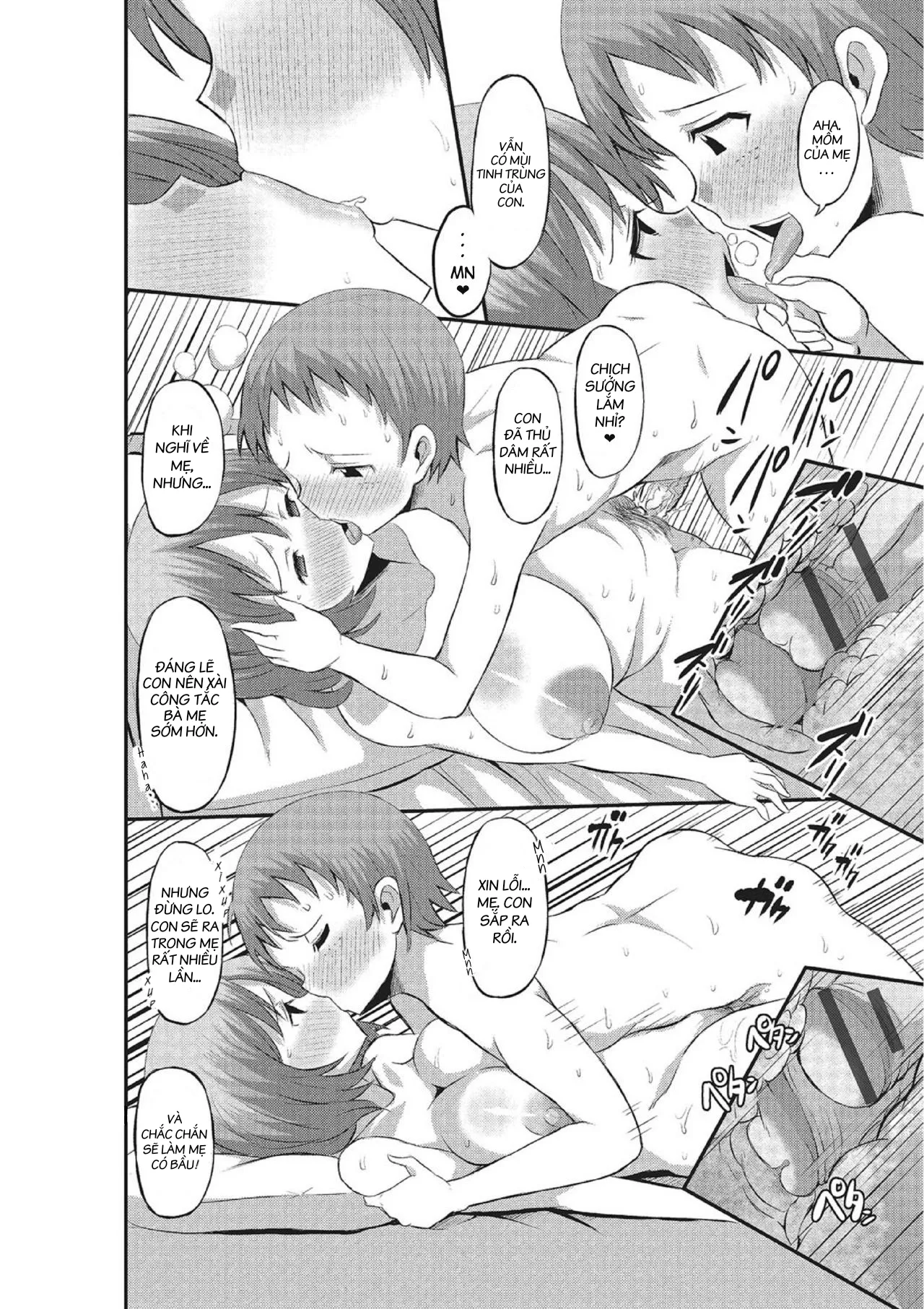 HentaiVN.net - Ảnh 12 - Công tắc bà mẹ [Mama Switch;Fujouri na Nyotai Kousoku] - Oneshot