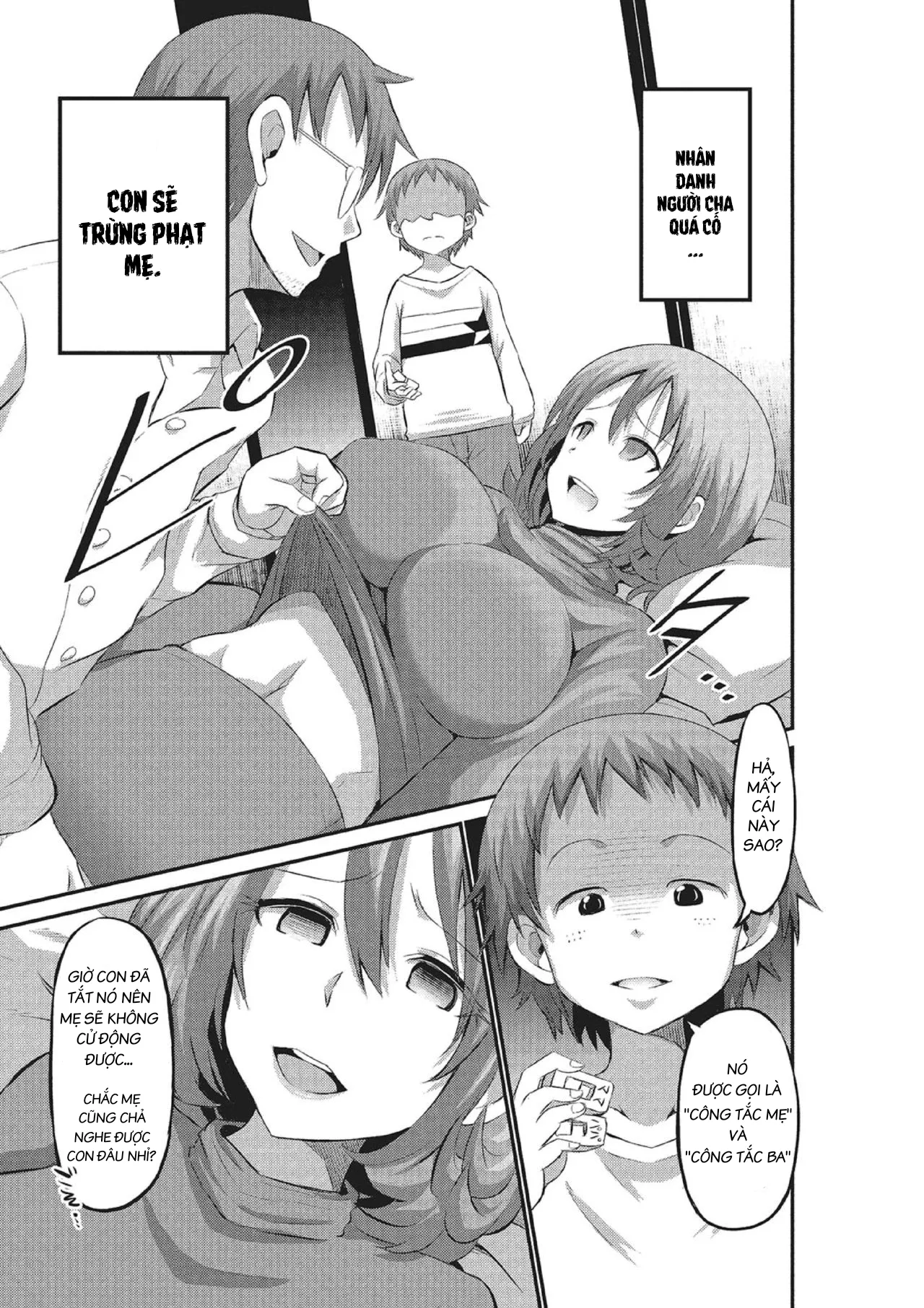 HentaiVN.net - Ảnh 3 - Công tắc bà mẹ [Mama Switch;Fujouri na Nyotai Kousoku] - Oneshot