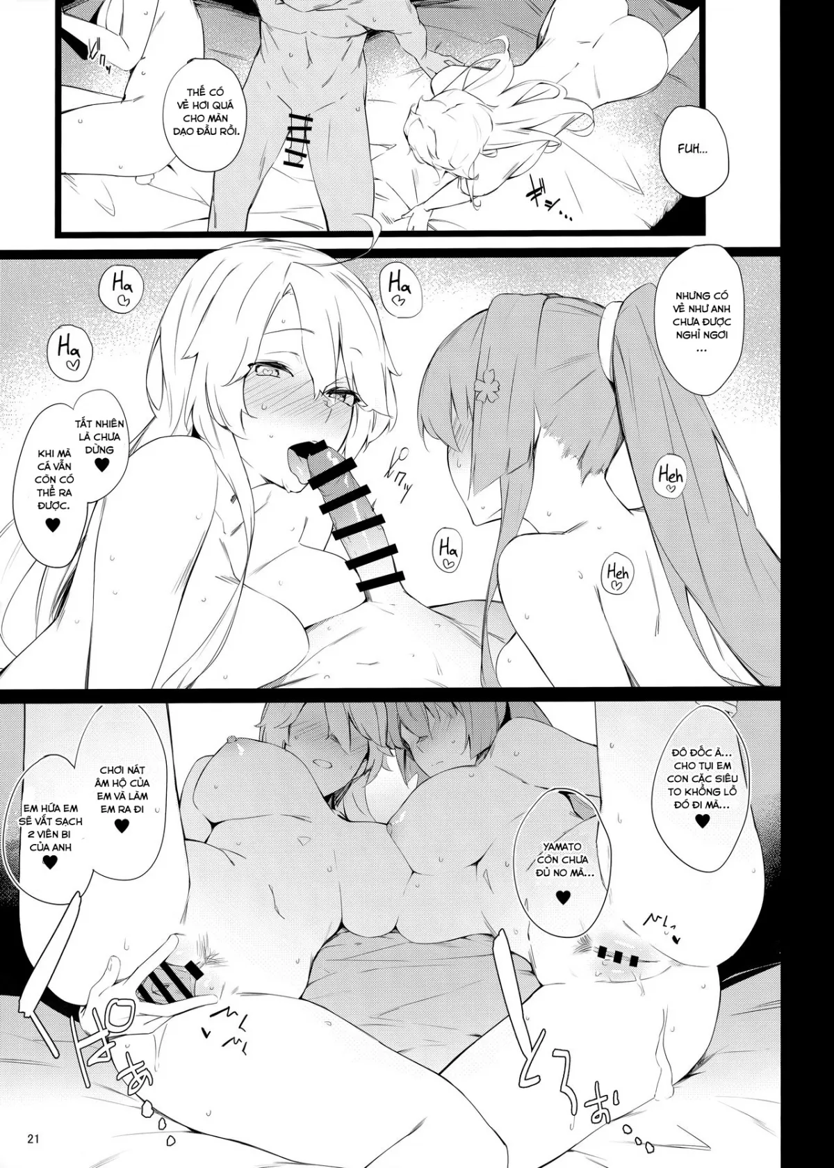 HentaiVN.net - Ảnh 20 - Buổi Đêm Thác Loạn Cùng Đô Đốc [Blend] - Oneshot