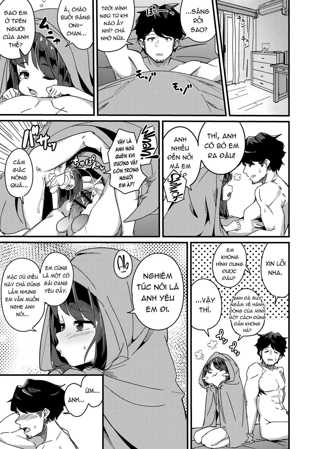 HentaiVN.net - Ảnh 41 - Sáng sớm thức dậy, tôi sếch với em loli tiểu học. [Asaokiru, Shougakusei to Yaru] - Oneshot