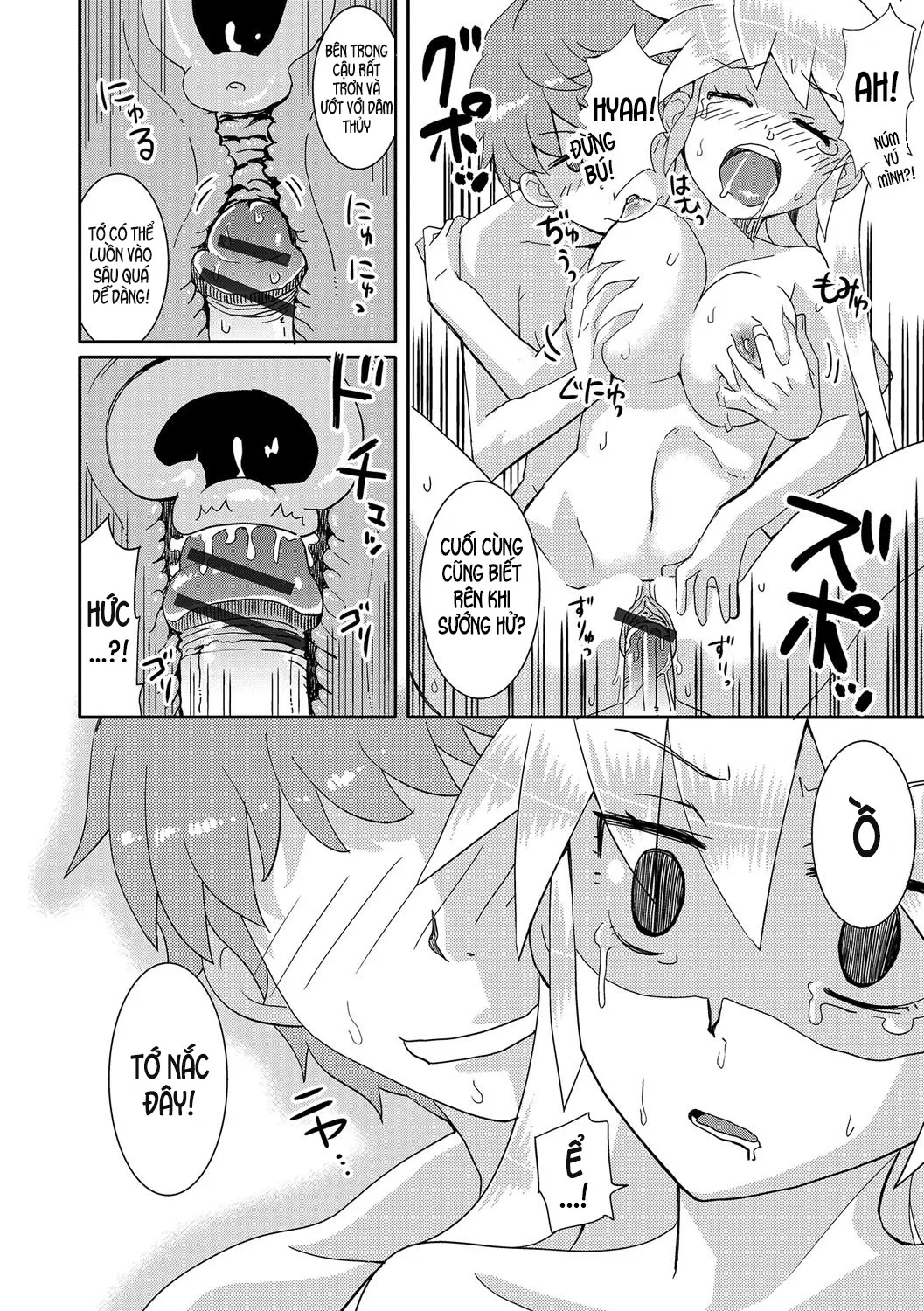 HentaiVN.net - Ảnh 15 - Dùng con Cá Chà Bặc nắc đứa bạn sml [Ore to Imouto to Sono Kareshi no Sankaku Kankei; The Love Triangle Between Me, My Little Sister and Her Boyfriend (Nyotaika Ryoujoku!! III)] - 1-shot