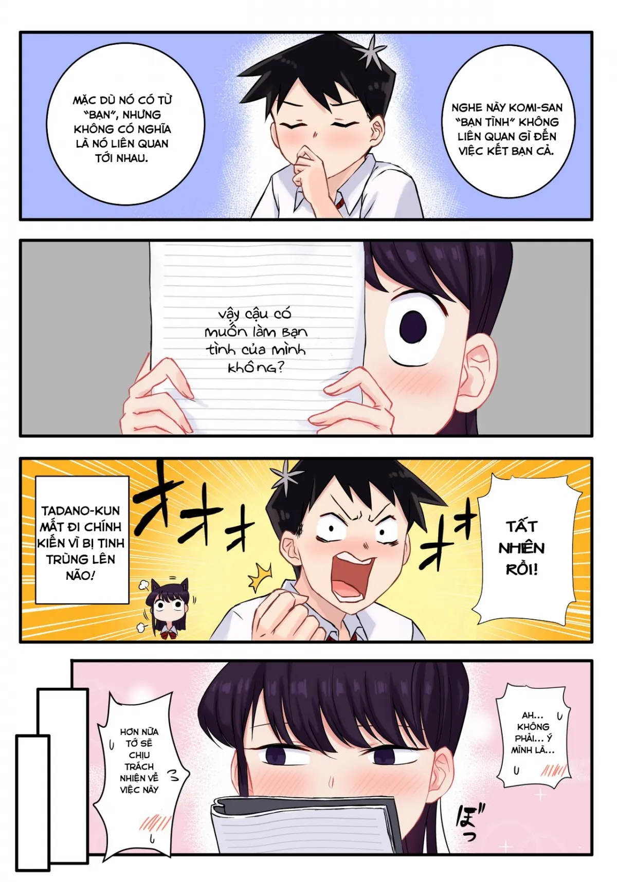HentaiVN.net - Ảnh 6 - Komi-san wa, H Mousoushou desu (Komi-san wa Komyusho desu) [Komi-san has Strange Ideas about Sex] - Chap 1