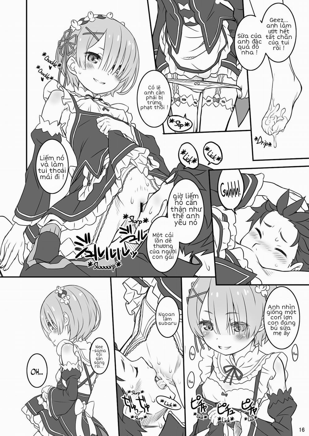 HentaiVN.net - Ảnh 15 - Rem Ram Revolution (Re:Zero kara Hajimeru Isekai Seikatsu) [Rem nghịch] - Oneshot