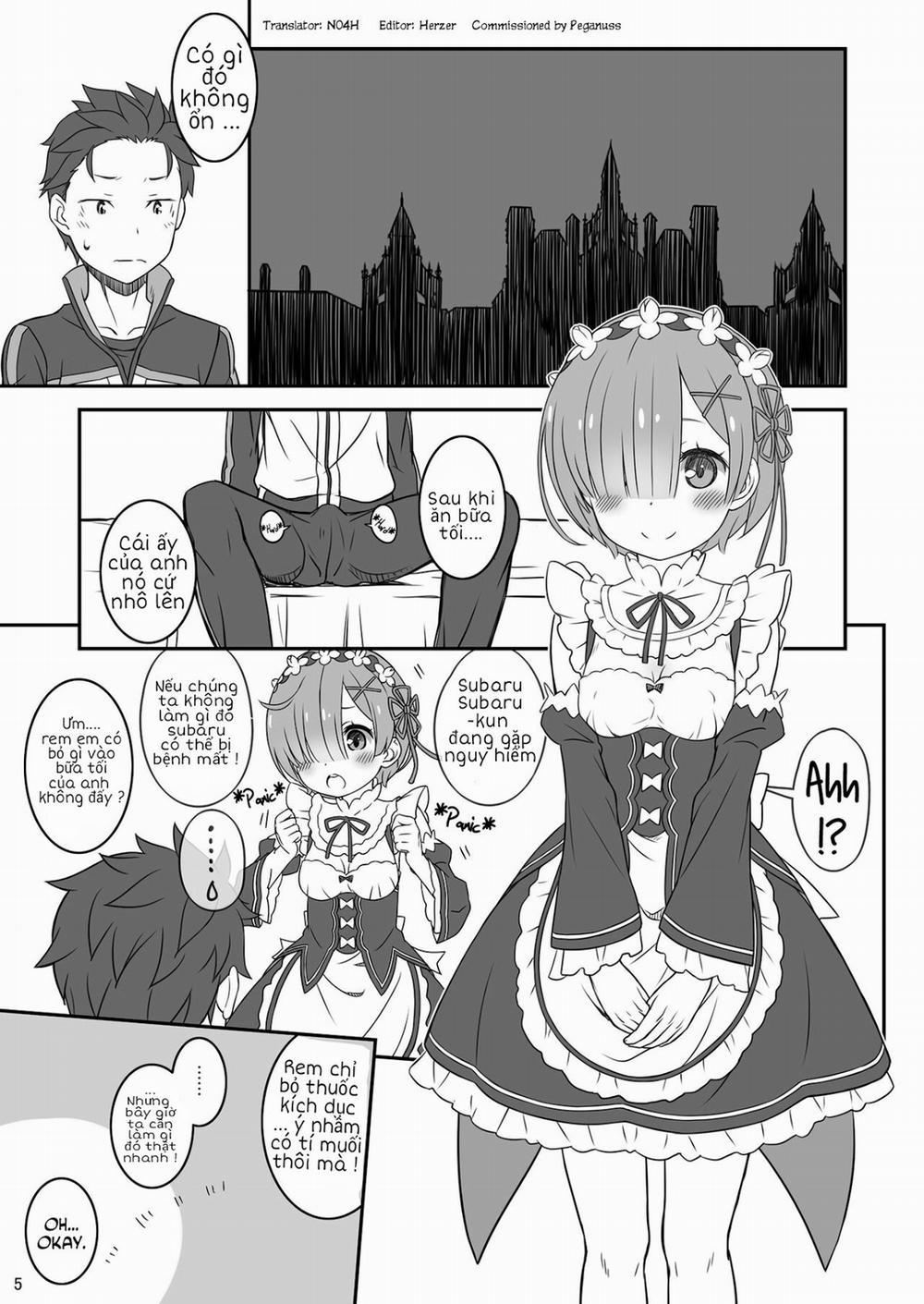 HentaiVN.net - Ảnh 4 - Rem Ram Revolution (Re:Zero kara Hajimeru Isekai Seikatsu) [Rem nghịch] - Oneshot