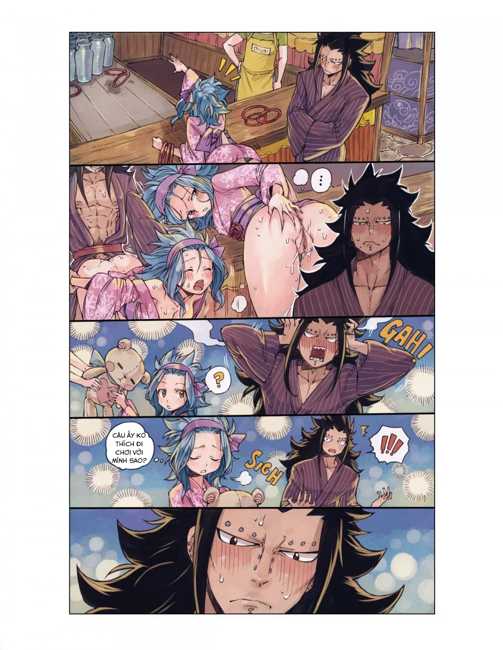 HentaiVN.net - Ảnh 4 - Gajeel x Levy - Chap 1 - Levi và Gajeel lén lút địt nhau