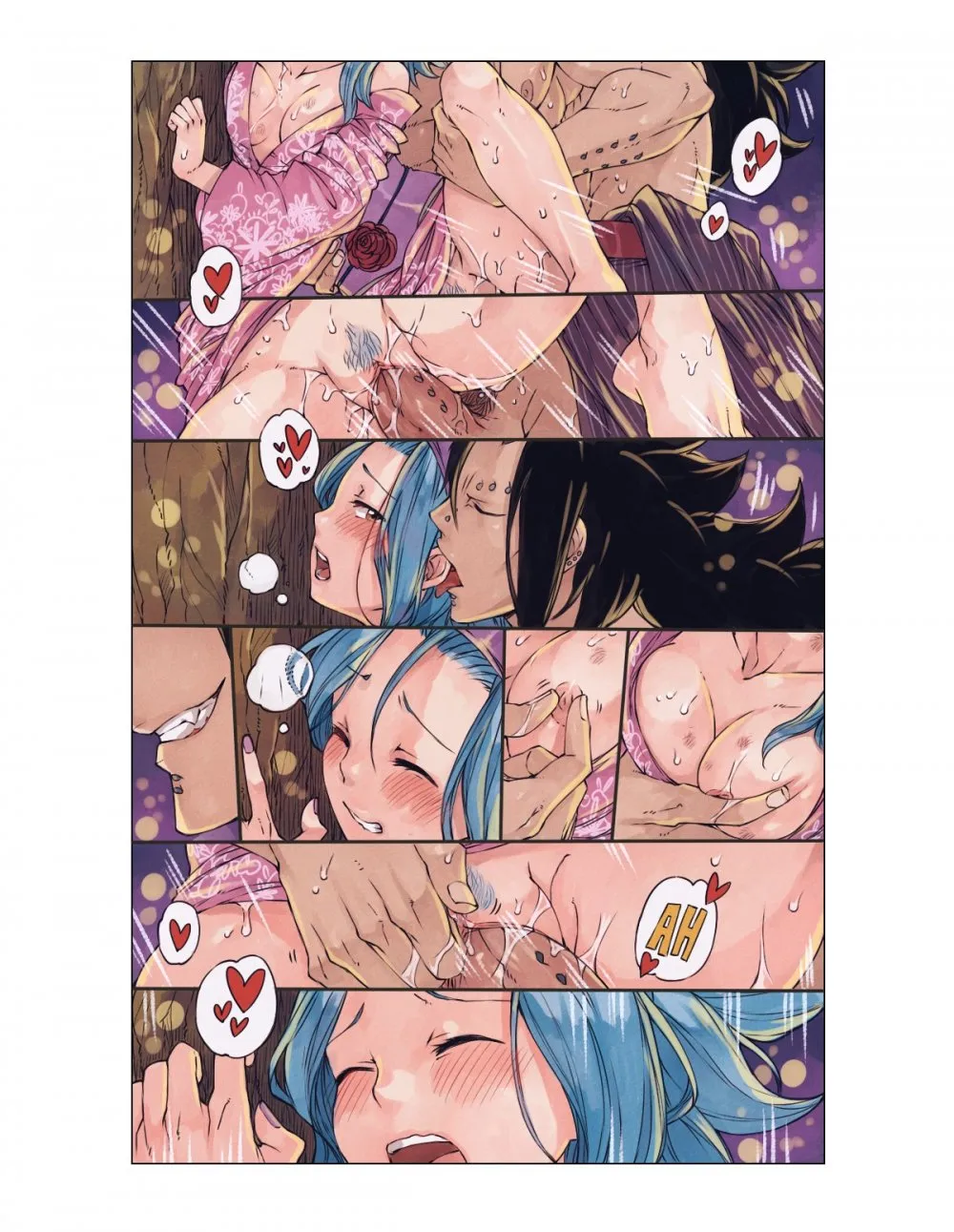 HentaiVN.net - Ảnh 8 - Gajeel x Levy - Chap 1 - Levi và Gajeel lén lút địt nhau