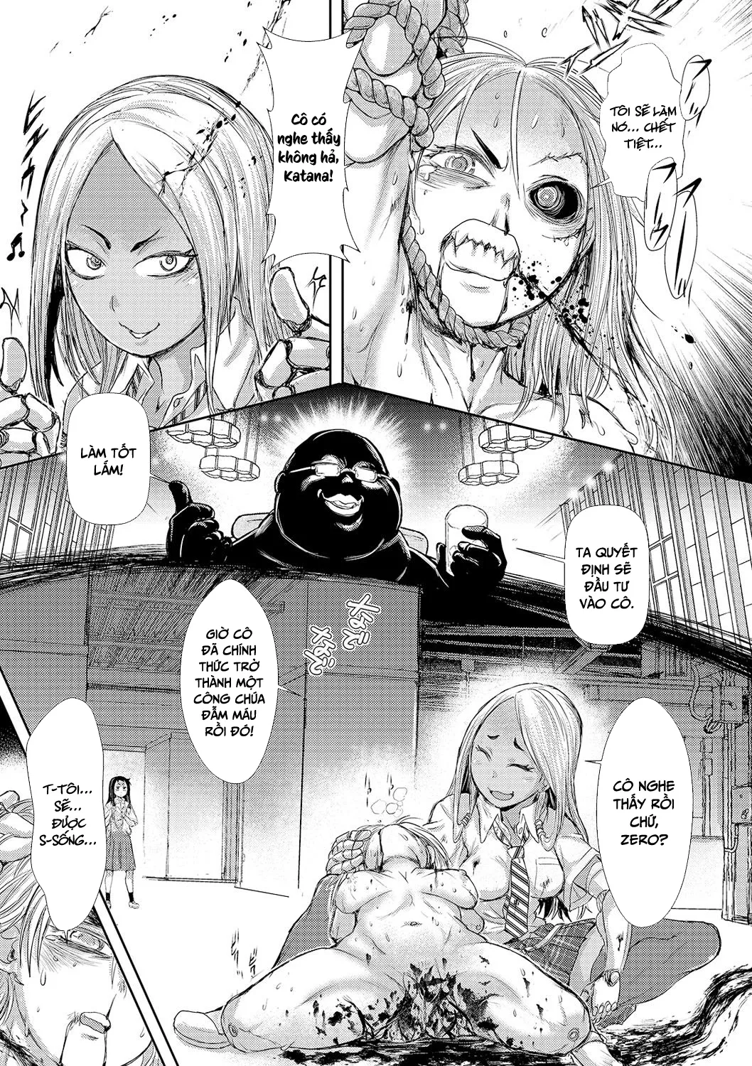 HentaiVN.net - Ảnh 20 - Thị trấn đen [Cruel Black Street] - Chap 2