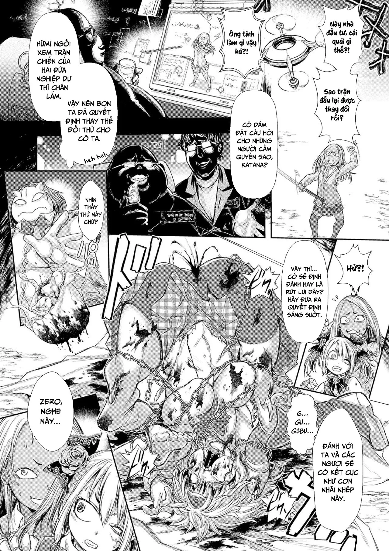 HentaiVN.net - Ảnh 6 - Thị trấn đen [Cruel Black Street] - Chap 3