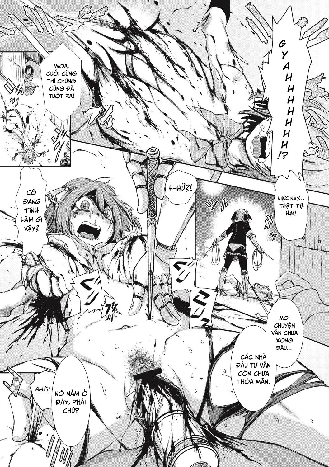 HentaiVN.net - Ảnh 14 - Thị trấn đen [Cruel Black Street] - Chap 4