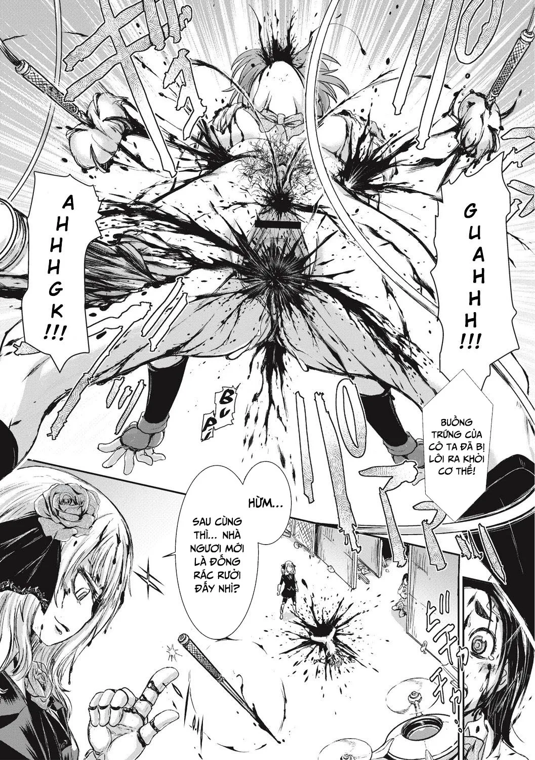 HentaiVN.net - Ảnh 16 - Thị trấn đen [Cruel Black Street] - Chap 4