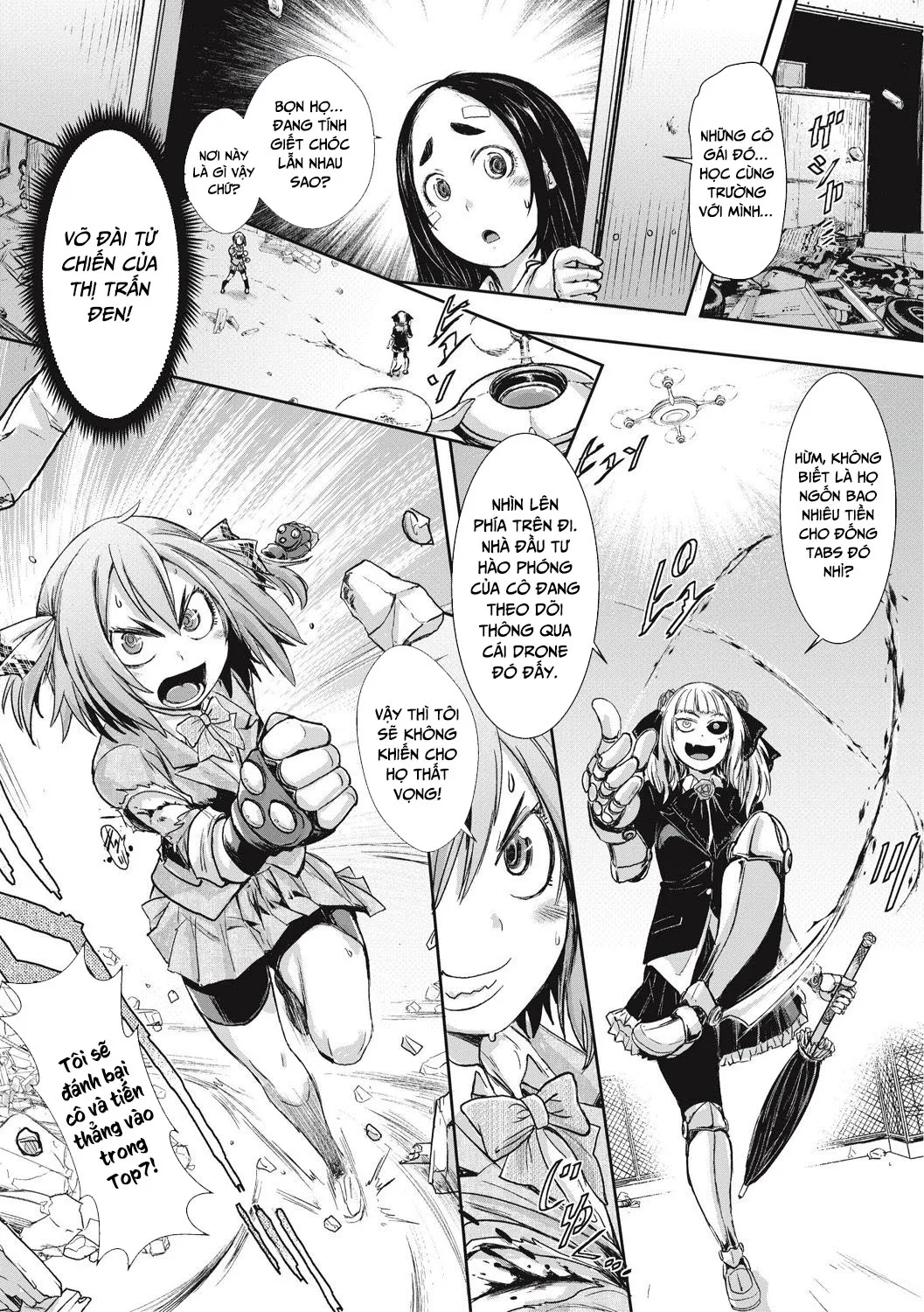 HentaiVN.net - Ảnh 4 - Thị trấn đen [Cruel Black Street] - Chap 4
