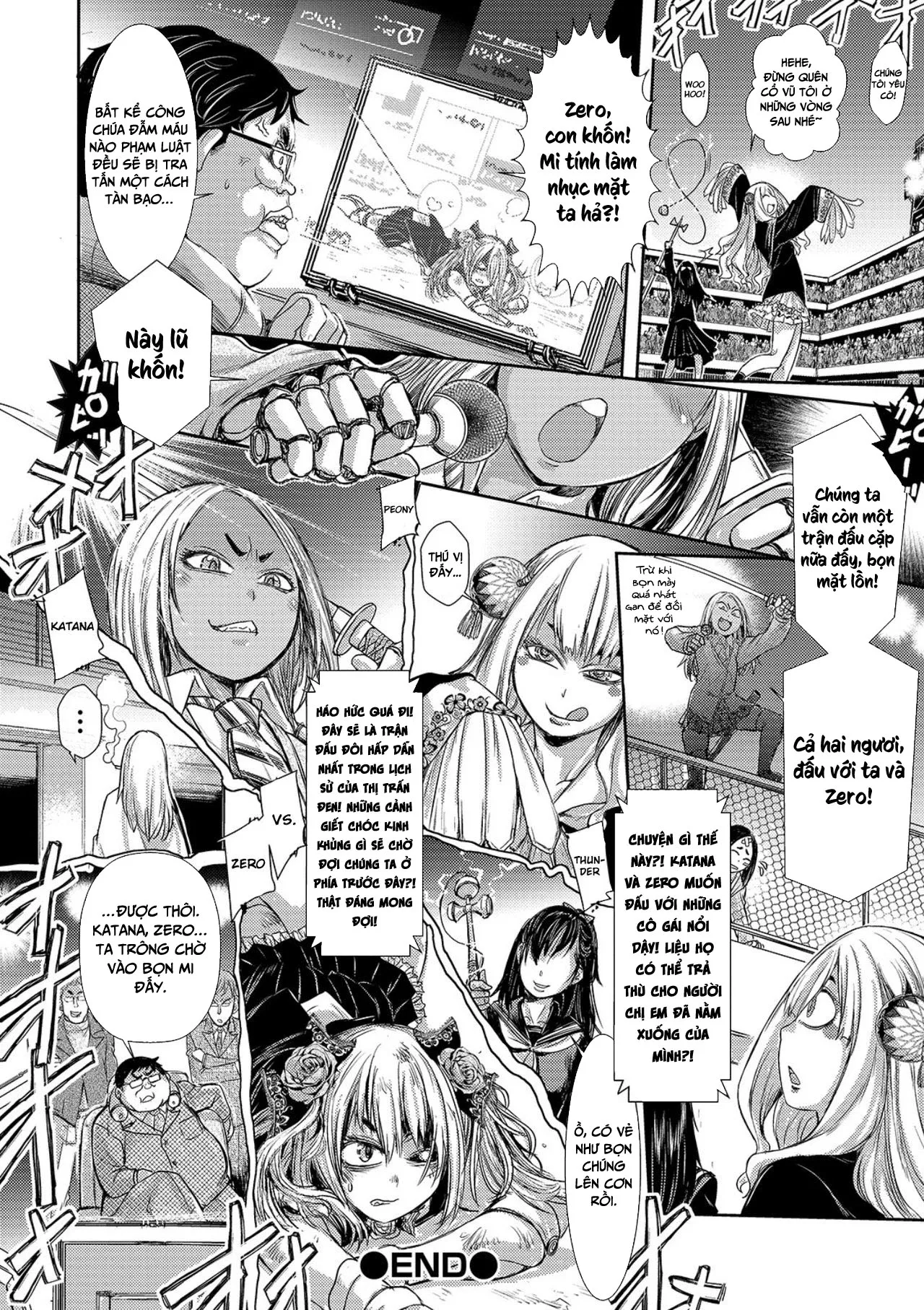 HentaiVN.net - Ảnh 21 - Thị trấn đen [Cruel Black Street] - Chap 5