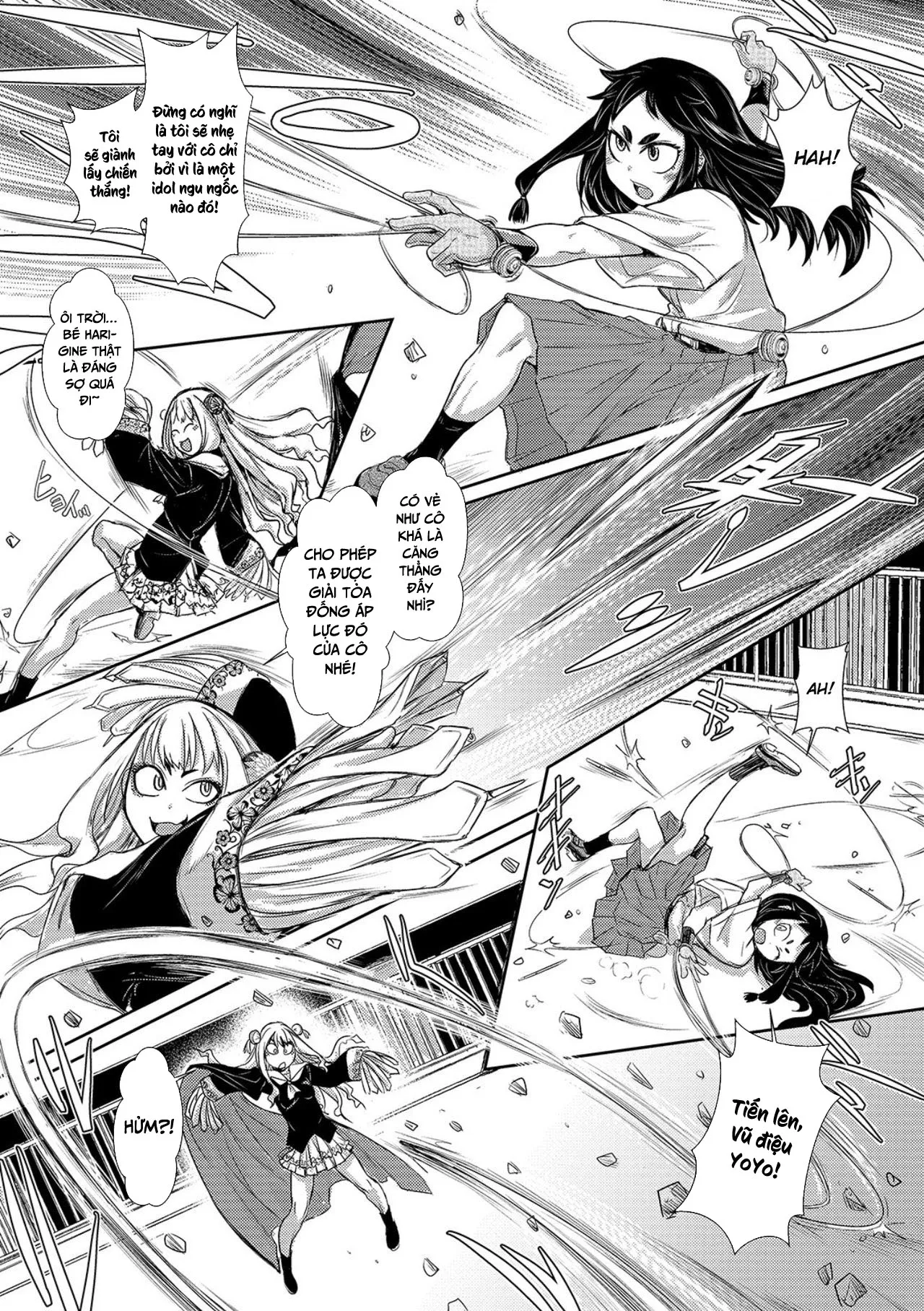 HentaiVN.net - Ảnh 8 - Thị trấn đen [Cruel Black Street] - Chap 5