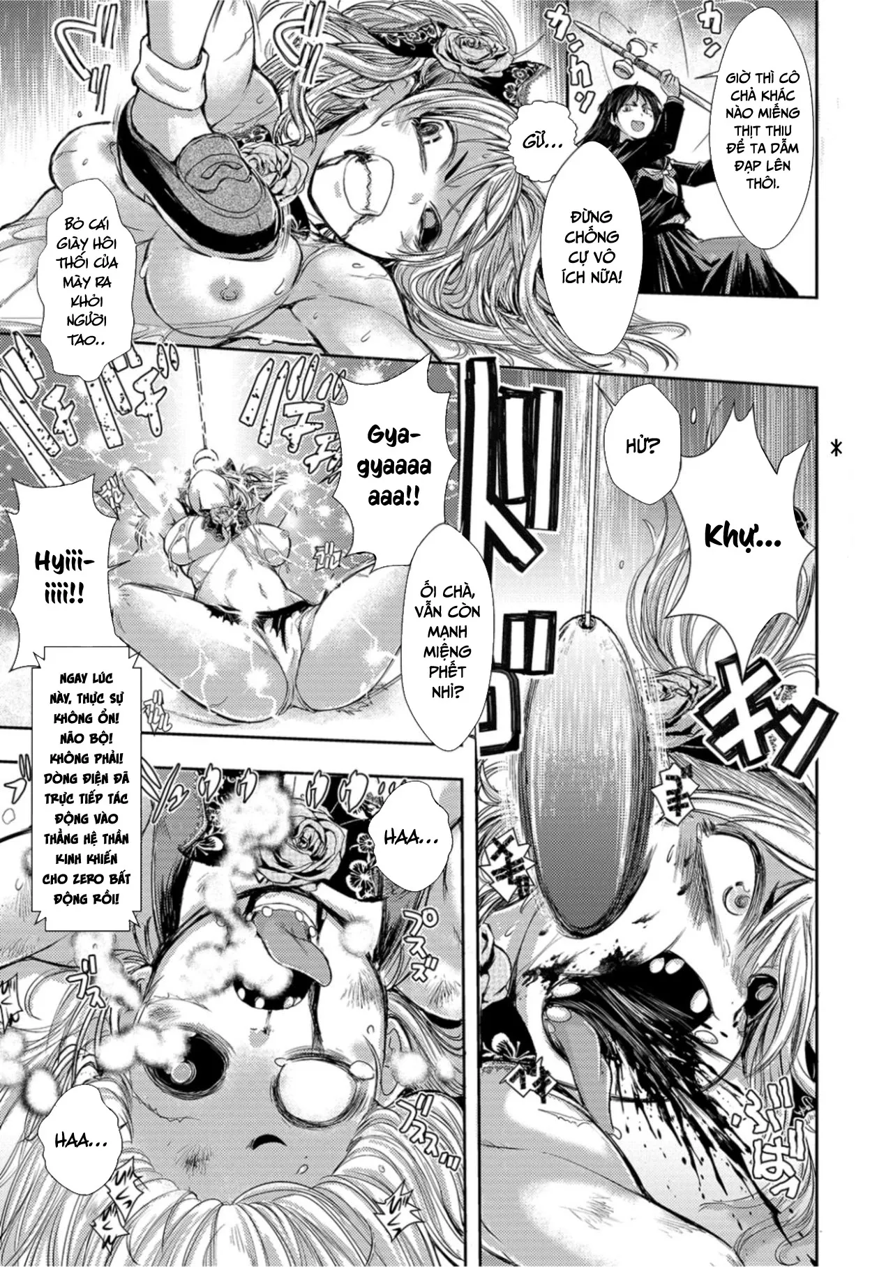 HentaiVN.net - Ảnh 12 - Thị trấn đen [Cruel Black Street] - Chap 6