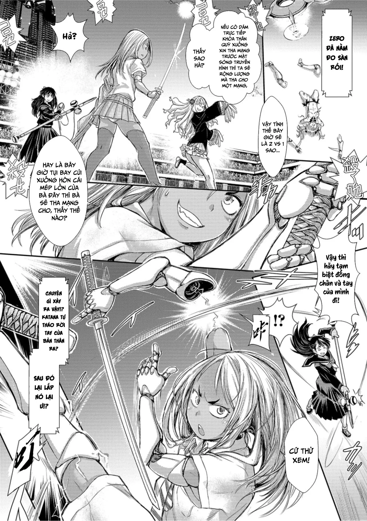 HentaiVN.net - Ảnh 13 - Thị trấn đen [Cruel Black Street] - Chap 6