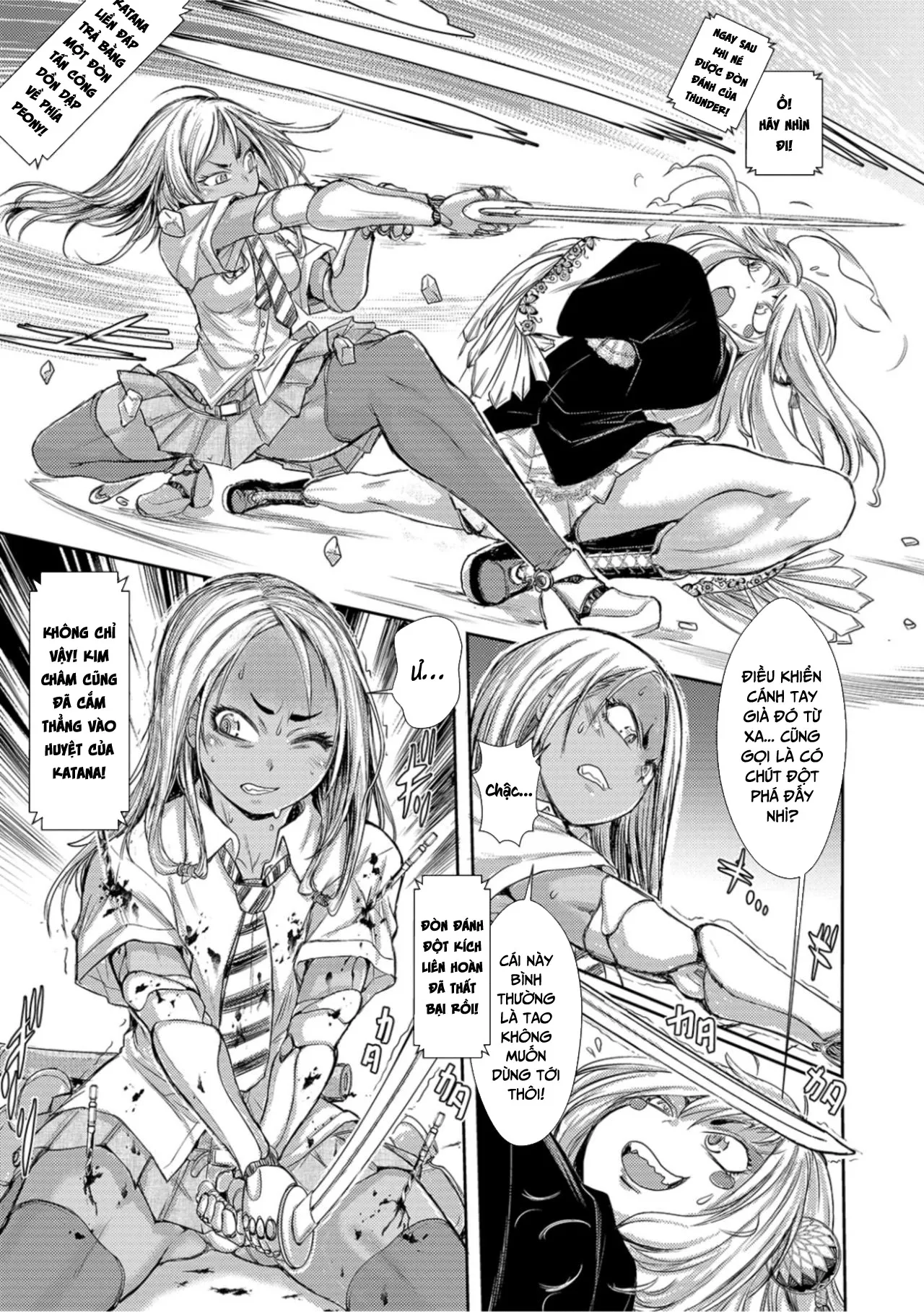 HentaiVN.net - Ảnh 14 - Thị trấn đen [Cruel Black Street] - Chap 6