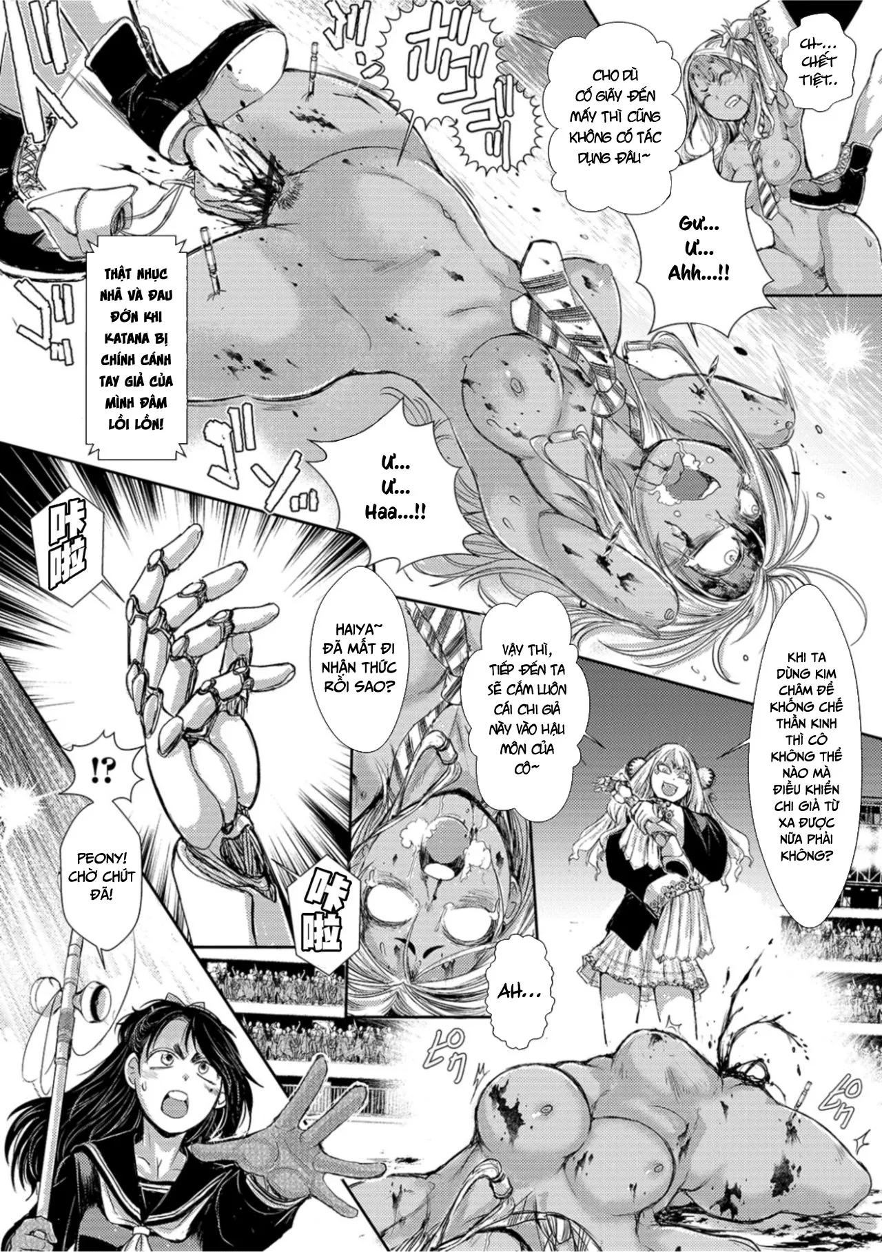 HentaiVN.net - Ảnh 17 - Thị trấn đen [Cruel Black Street] - Chap 6