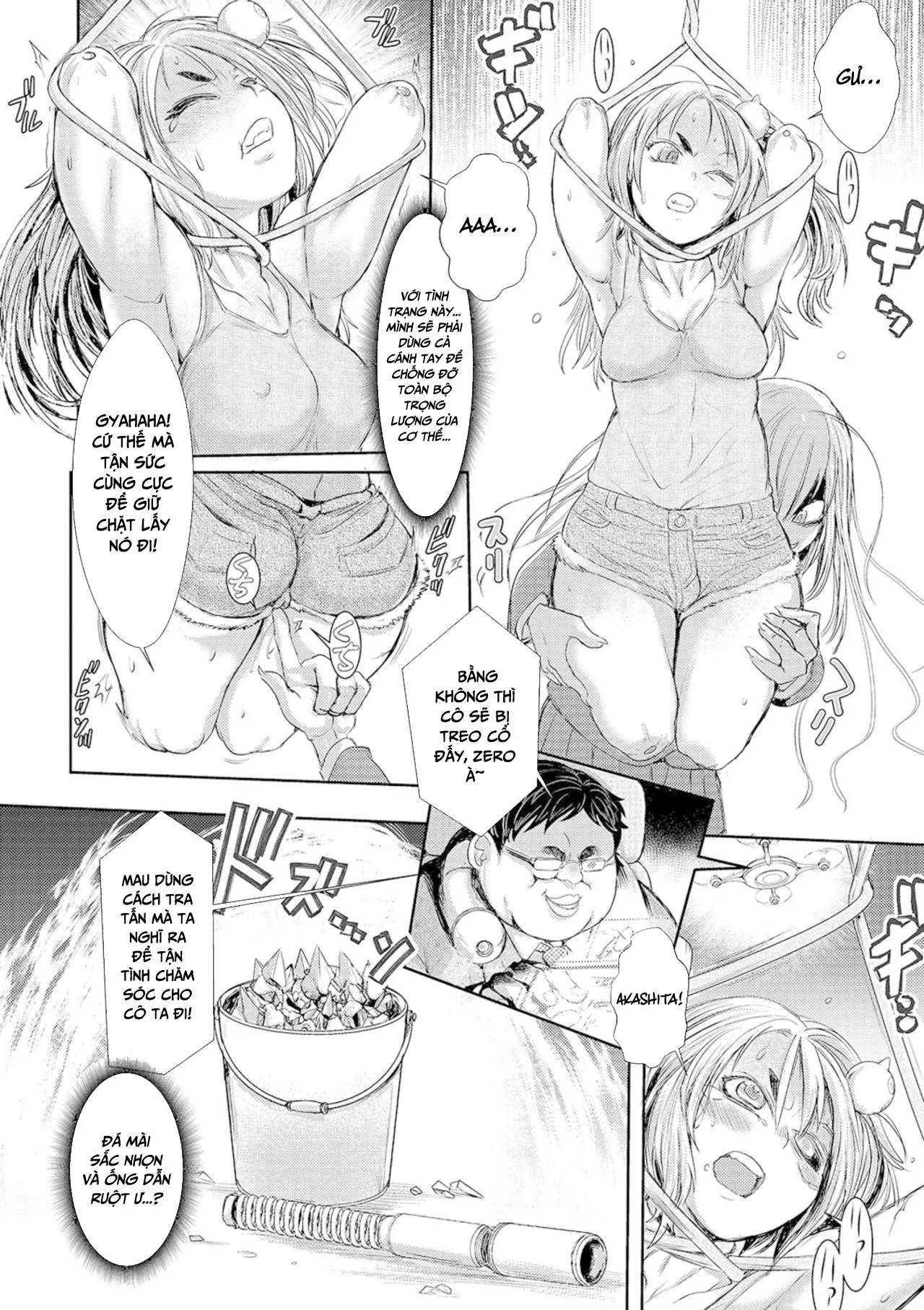 HentaiVN.net - Ảnh 11 - Thị trấn đen [Cruel Black Street] - Chap 7