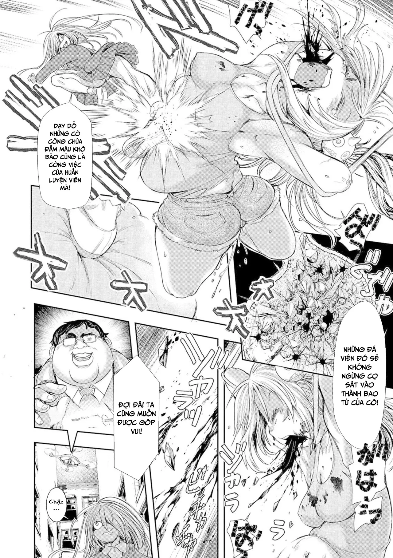 HentaiVN.net - Ảnh 15 - Thị trấn đen [Cruel Black Street] - Chap 7