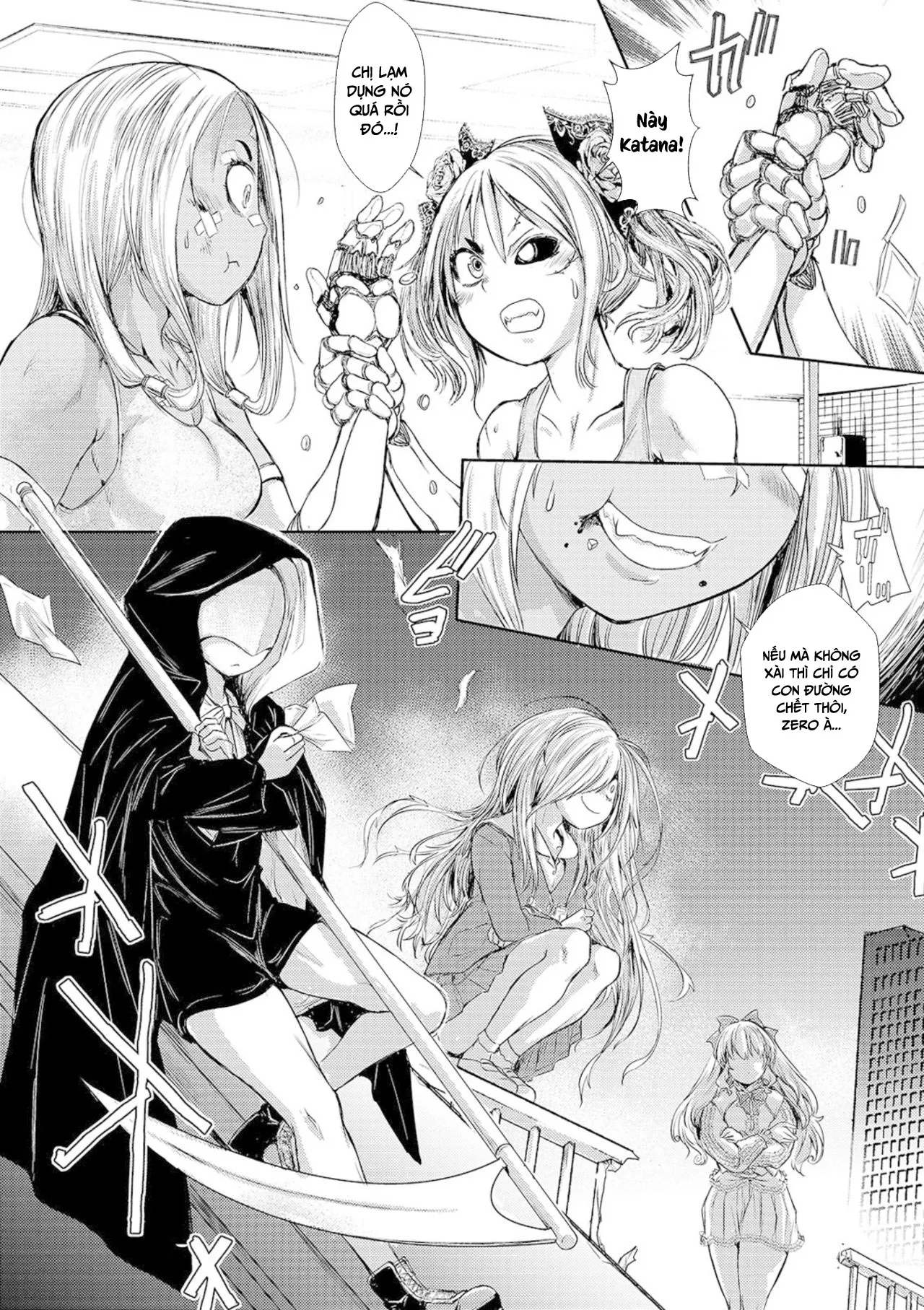 HentaiVN.net - Ảnh 5 - Thị trấn đen [Cruel Black Street] - Chap 7