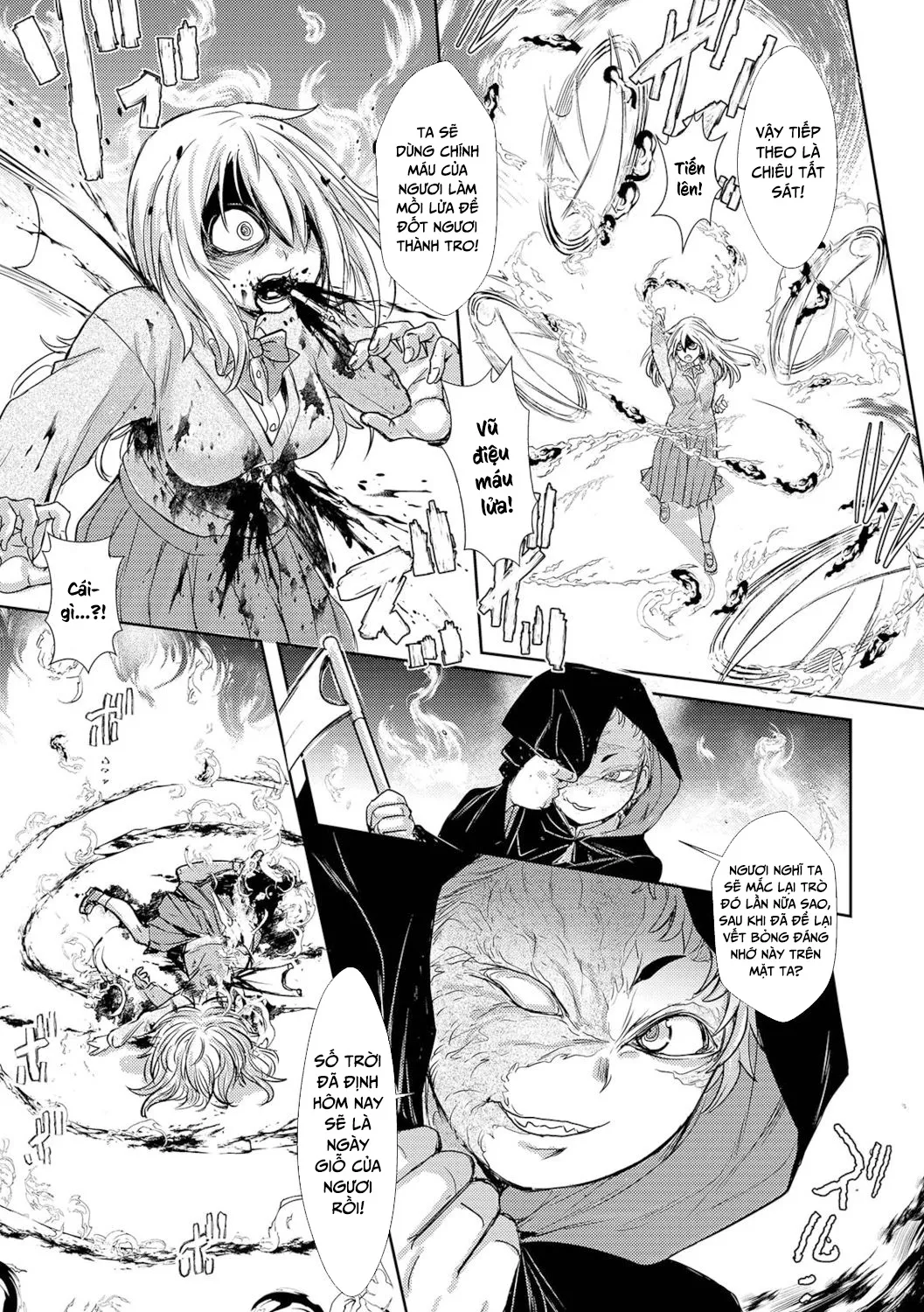 HentaiVN.net - Ảnh 12 - Thị trấn đen [Cruel Black Street] - Chap 8
