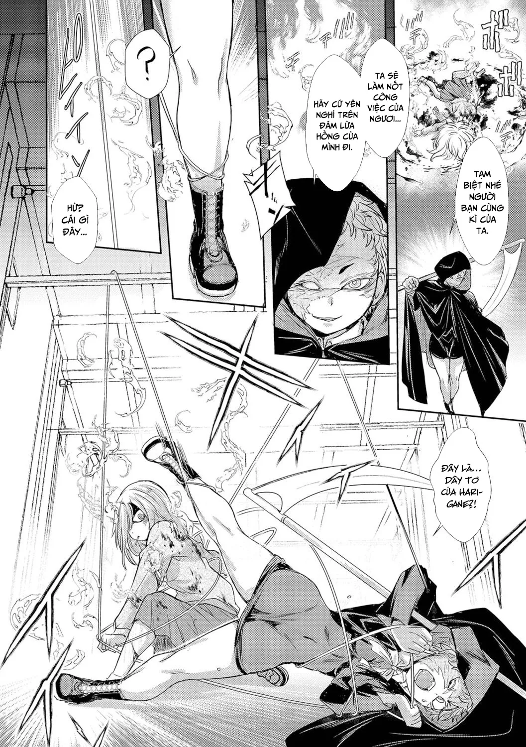 HentaiVN.net - Ảnh 13 - Thị trấn đen [Cruel Black Street] - Chap 8