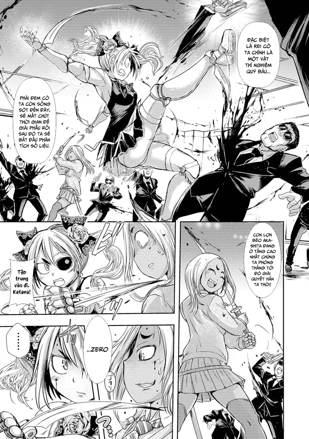 HentaiVN.net - Ảnh 4 - Thị trấn đen [Cruel Black Street] - Chap 8