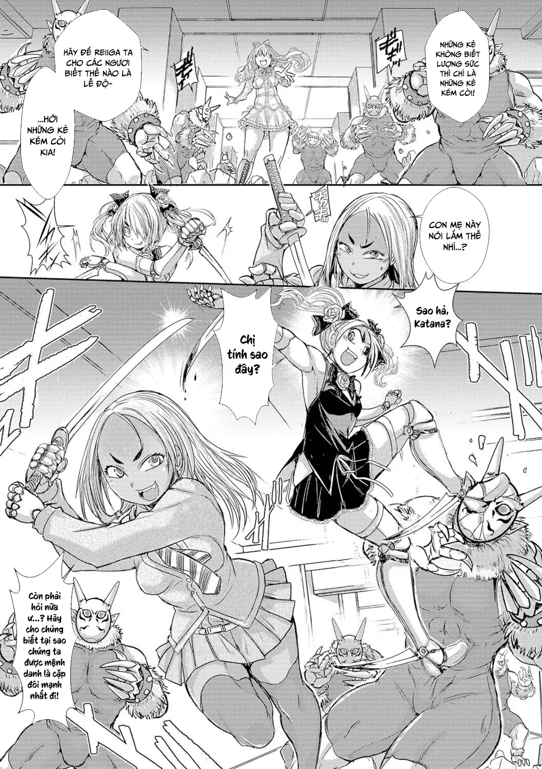 HentaiVN.net - Ảnh 6 - Thị trấn đen [Cruel Black Street] - Chap 8