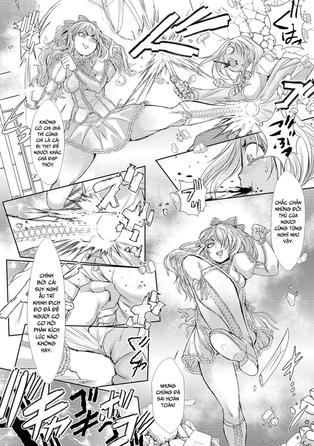 HentaiVN.net - Ảnh 9 - Thị trấn đen [Cruel Black Street] - Chap 8