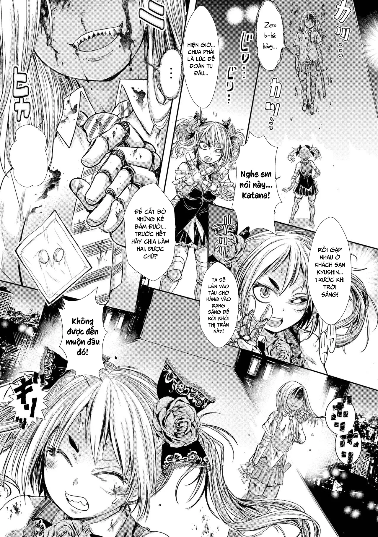 HentaiVN.net - Ảnh 12 - Thị trấn đen [Cruel Black Street] - Chap 9- End