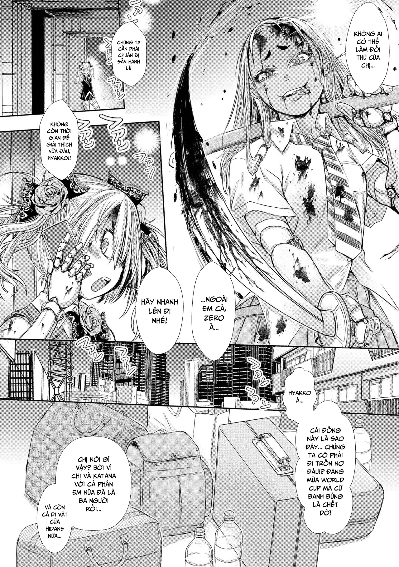 HentaiVN.net - Ảnh 15 - Thị trấn đen [Cruel Black Street] - Chap 9- End