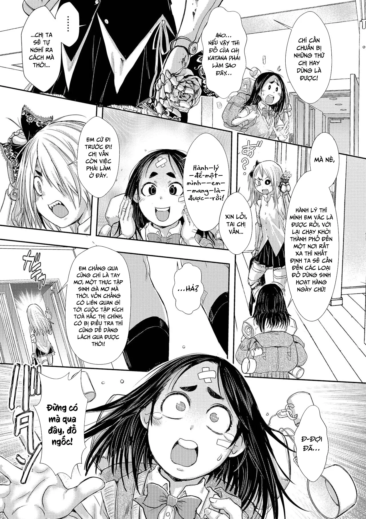 HentaiVN.net - Ảnh 16 - Thị trấn đen [Cruel Black Street] - Chap 9- End