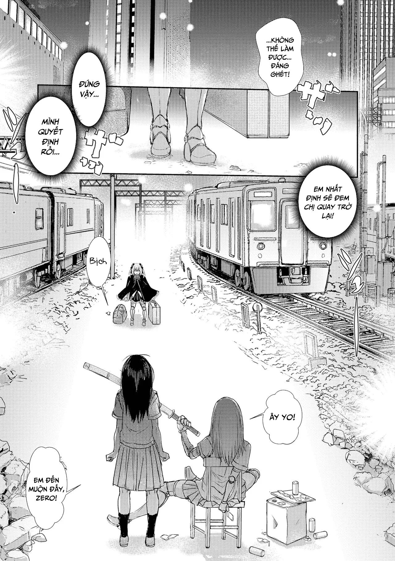 HentaiVN.net - Ảnh 18 - Thị trấn đen [Cruel Black Street] - Chap 9- End