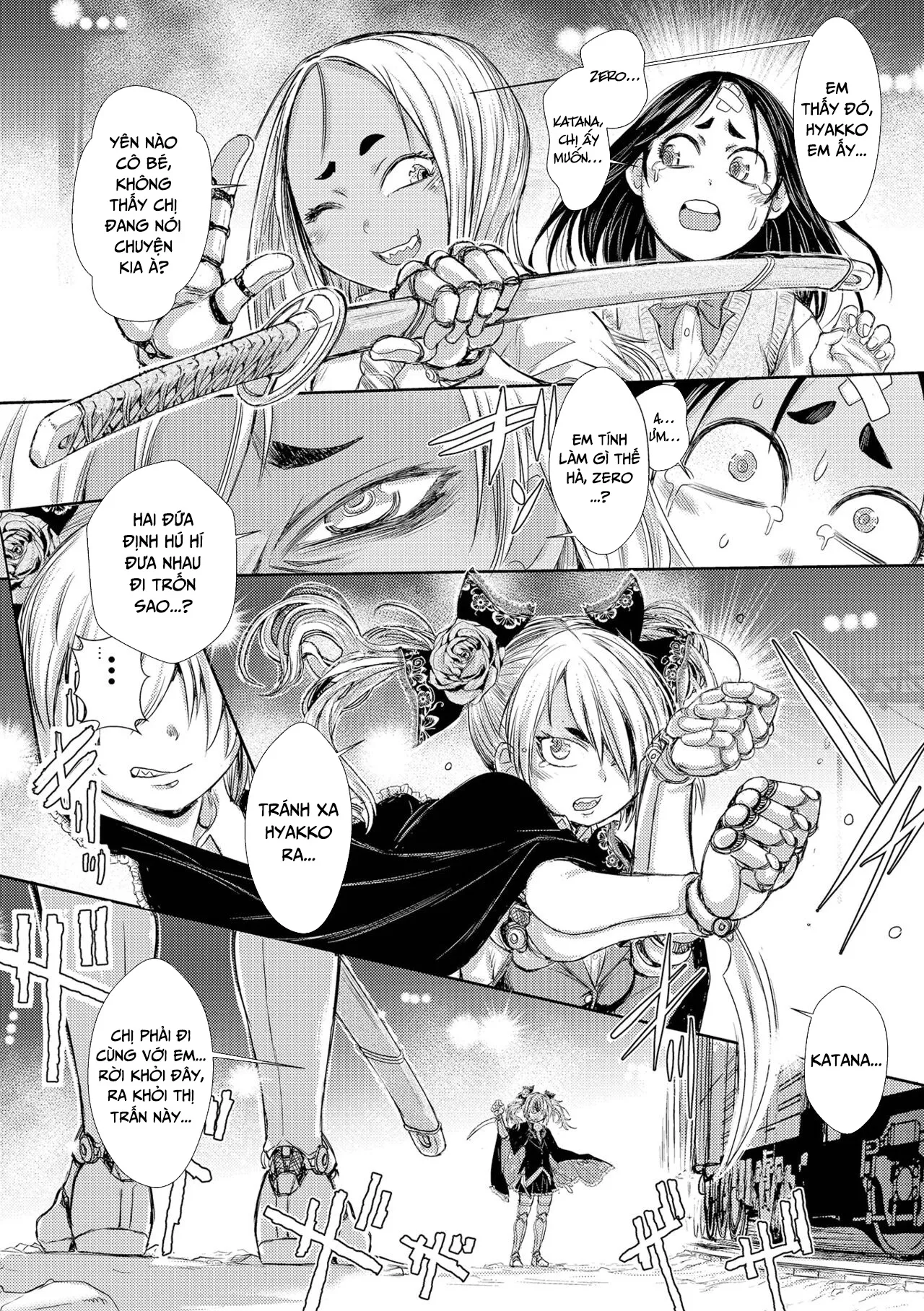 HentaiVN.net - Ảnh 19 - Thị trấn đen [Cruel Black Street] - Chap 9- End