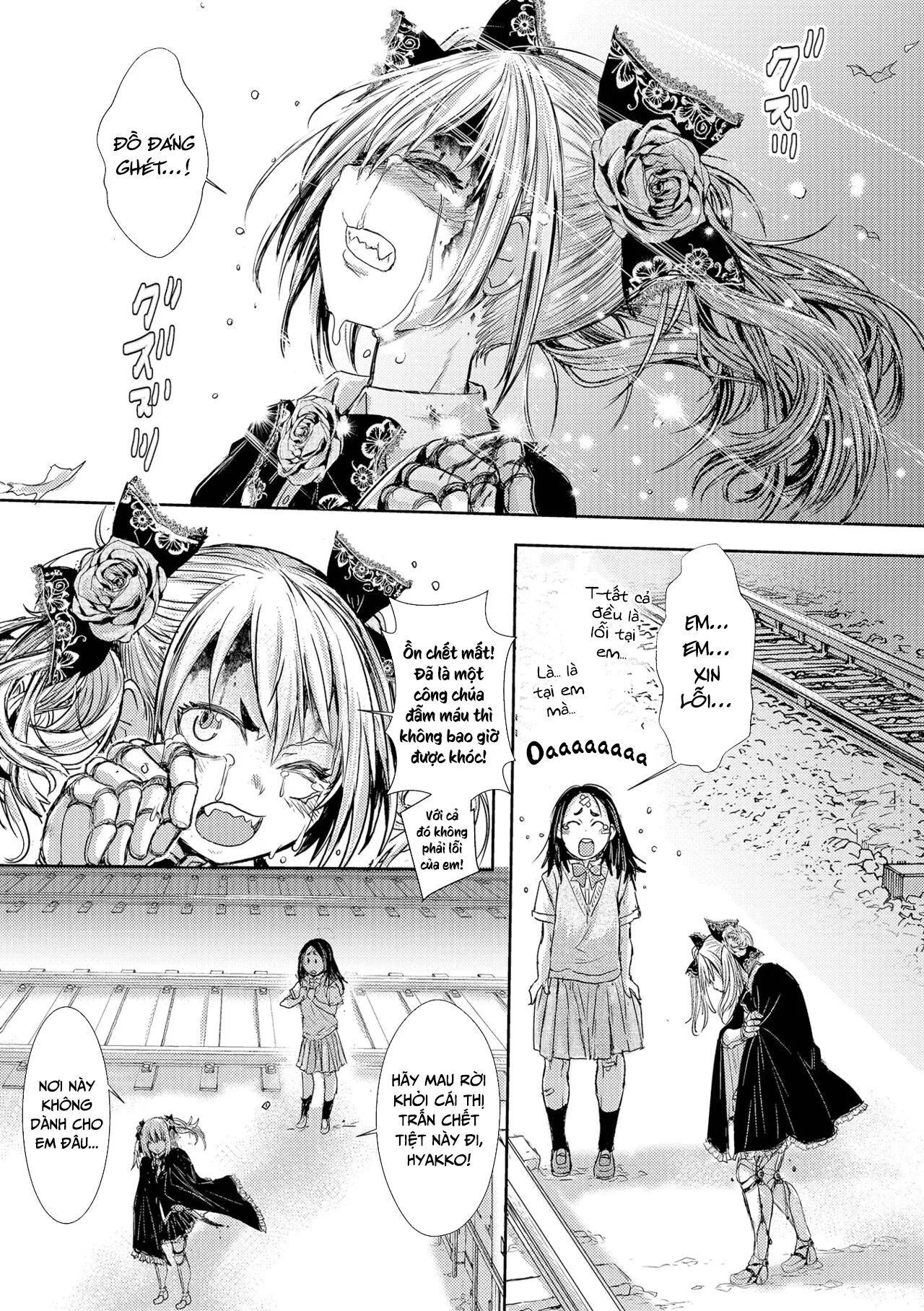 HentaiVN.net - Ảnh 22 - Thị trấn đen [Cruel Black Street] - Chap 9- End