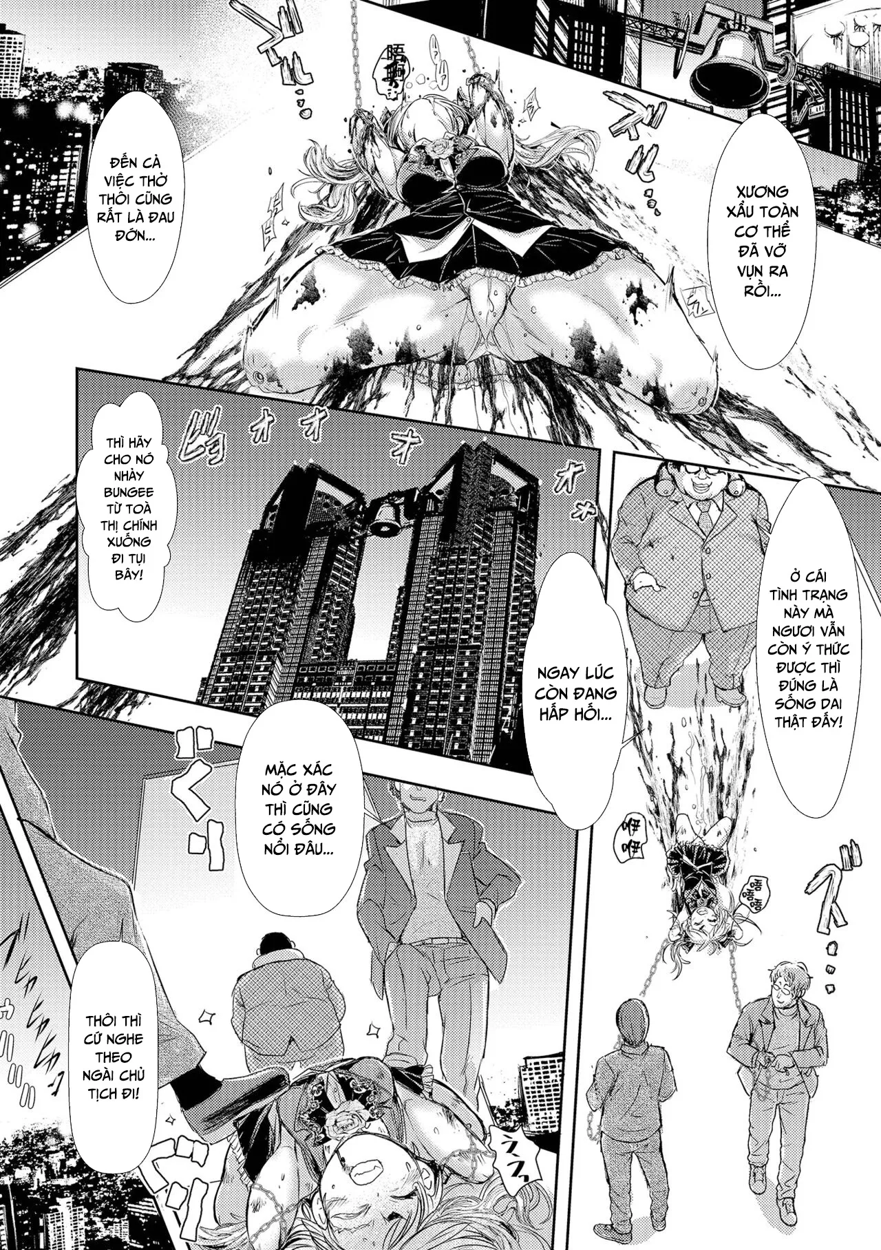 HentaiVN.net - Ảnh 5 - Thị trấn đen [Cruel Black Street] - Chap 9- End