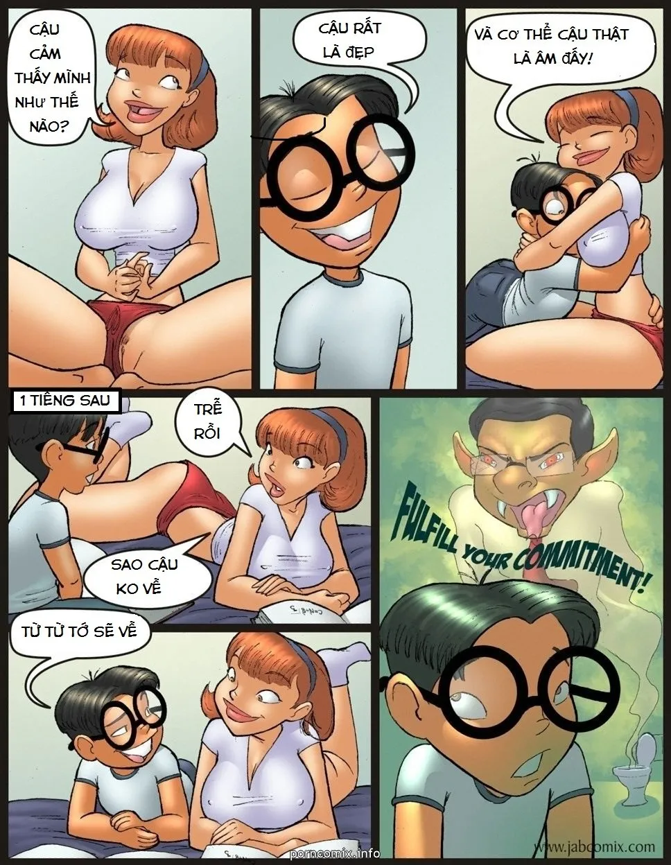 HentaiVN.net - Ảnh 13 - MY HOT ASS NEIGHBOR - Chap 1