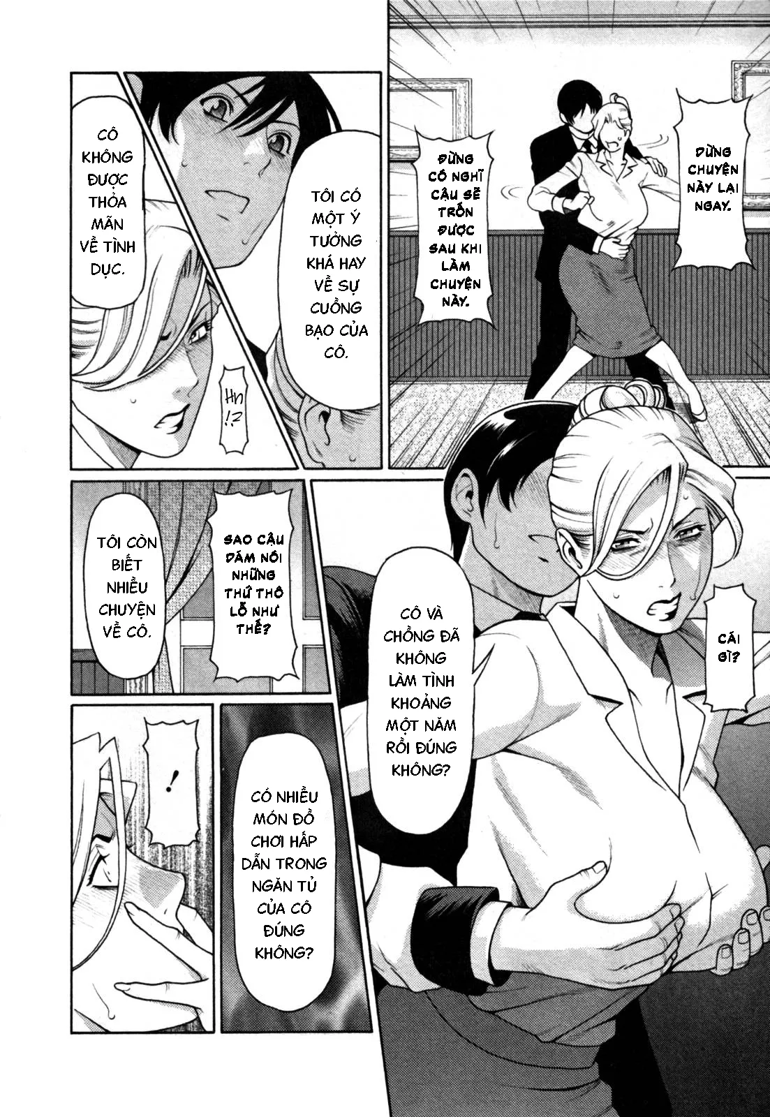 HentaiVN.net - Ảnh 9 - Abno Madams - Chap 4