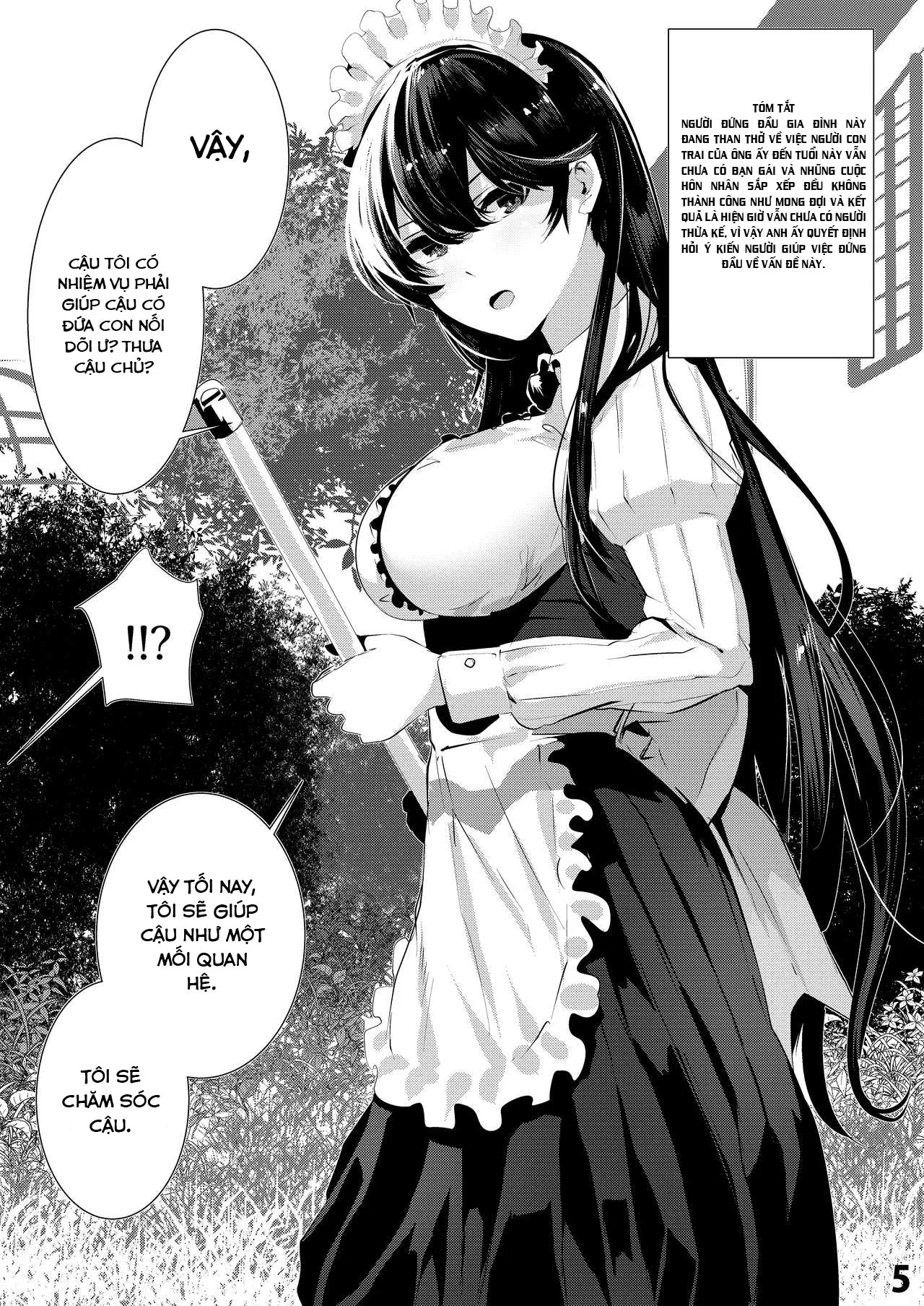 HentaiVN.net - Ảnh 5 - Cô Hầu Gái Của Tôi [Maguro Maid to Shikotama Ecchi | Lots of Sex With a Dead Lay Maid] - Oneshot