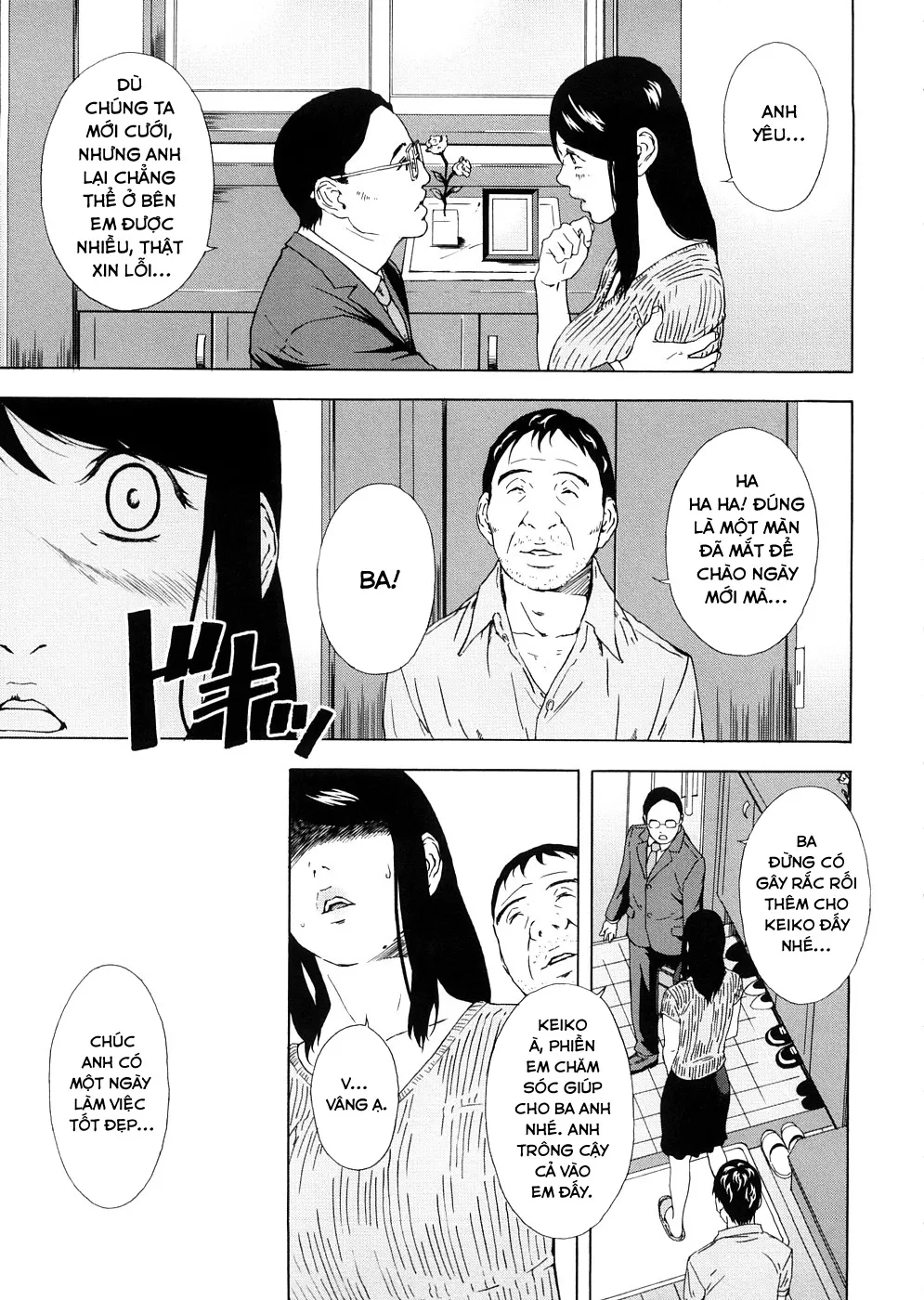 HentaiVN.net - Ảnh 4 - Bố Chồng Nàng Dâu! [Re Daddy] - Oneshot